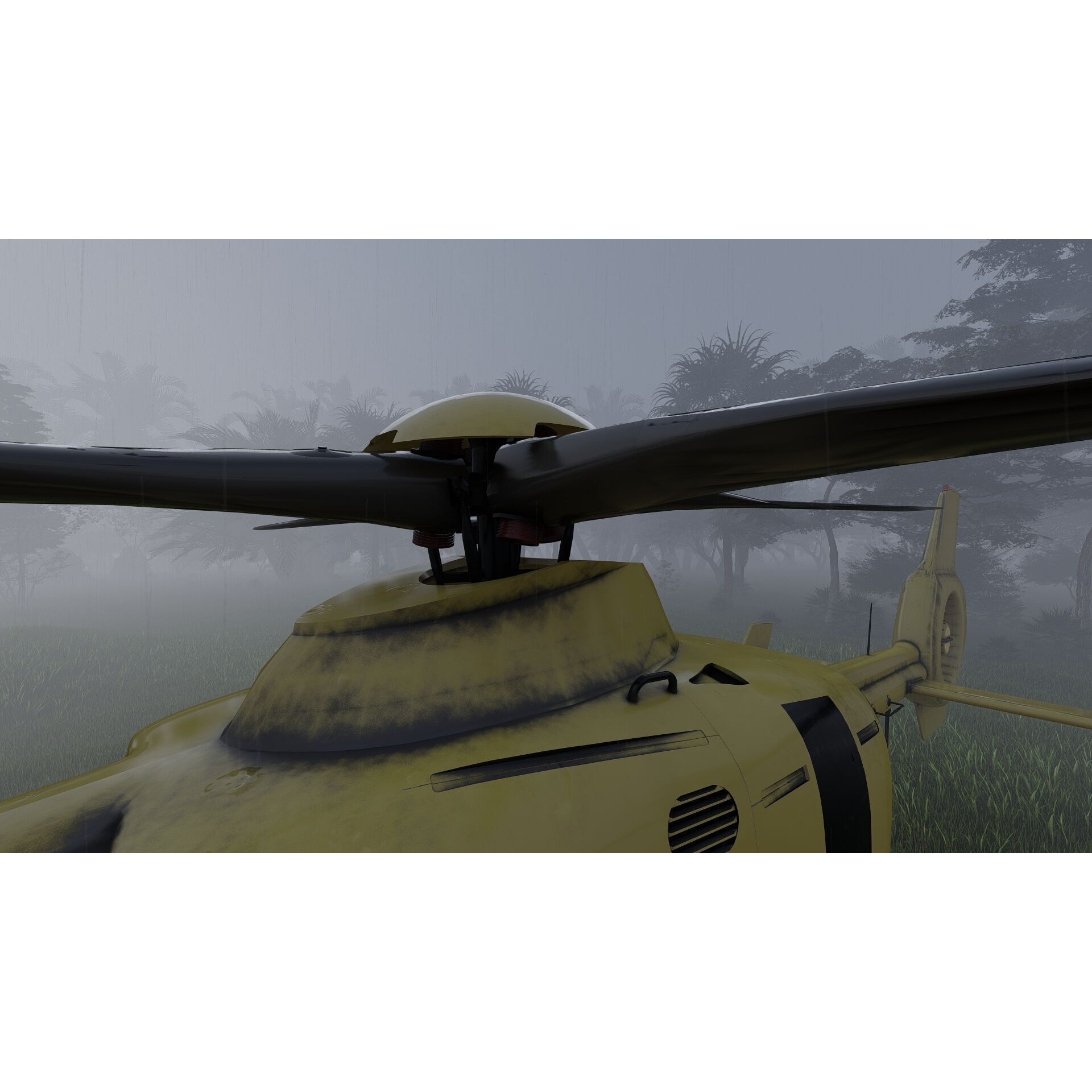 Airbus Helicopter H135 - Game-Ready 3D Model - View 46