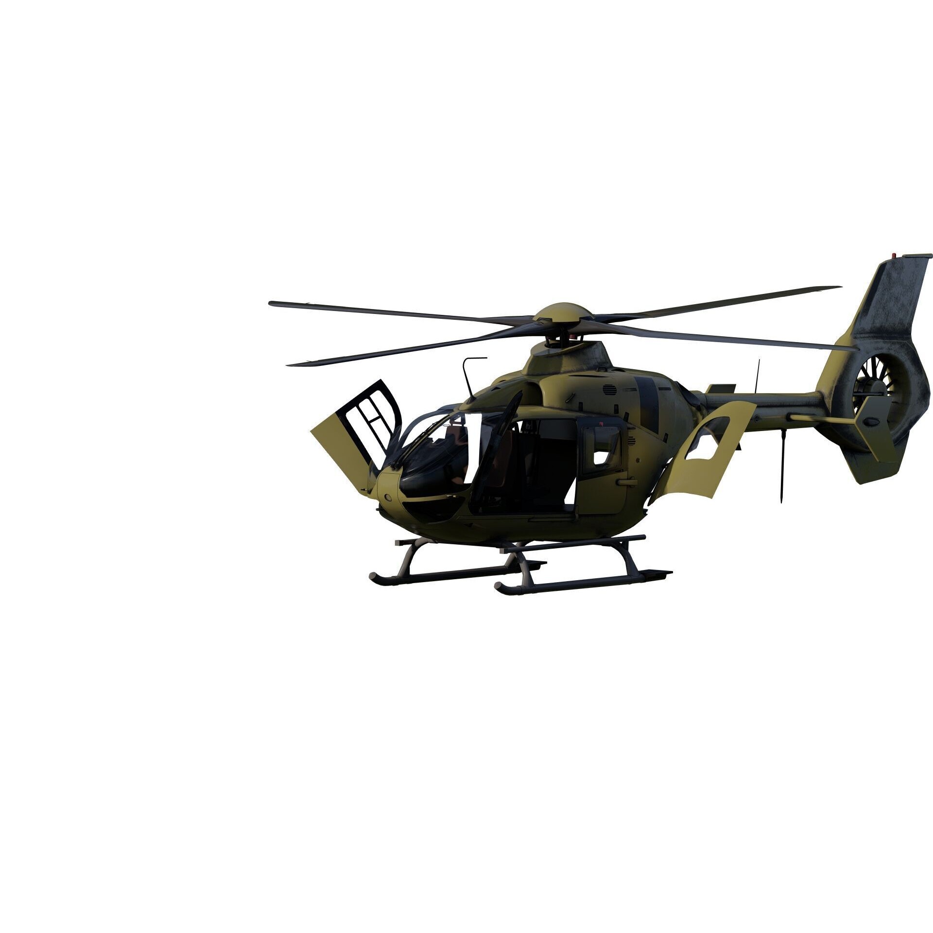 Airbus Helicopter H135 - Game-Ready 3D Model - View 5