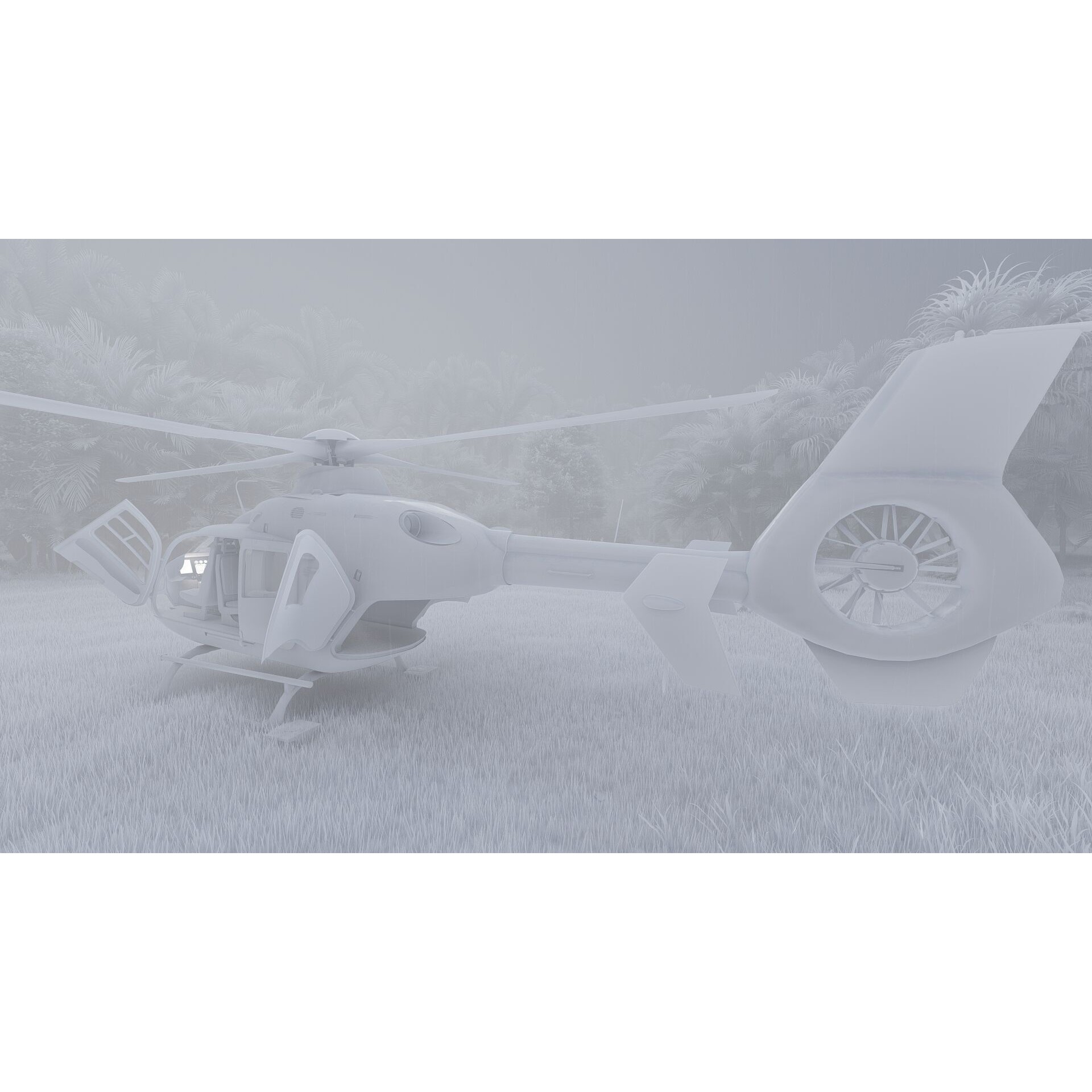 Airbus Helicopter H135 - Game-Ready 3D Model - View 51