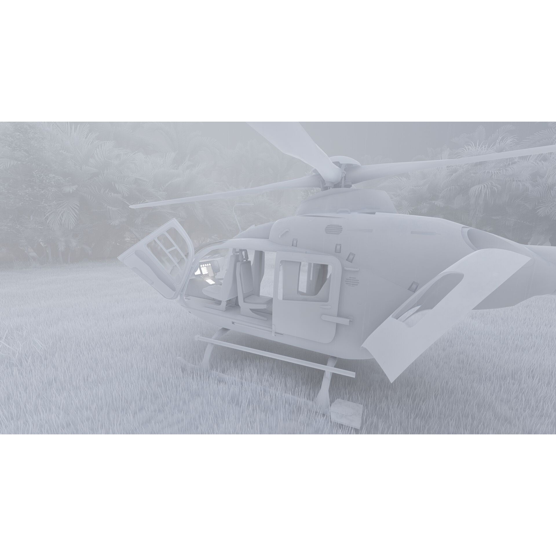 Airbus Helicopter H135 - Game-Ready 3D Model - View 52