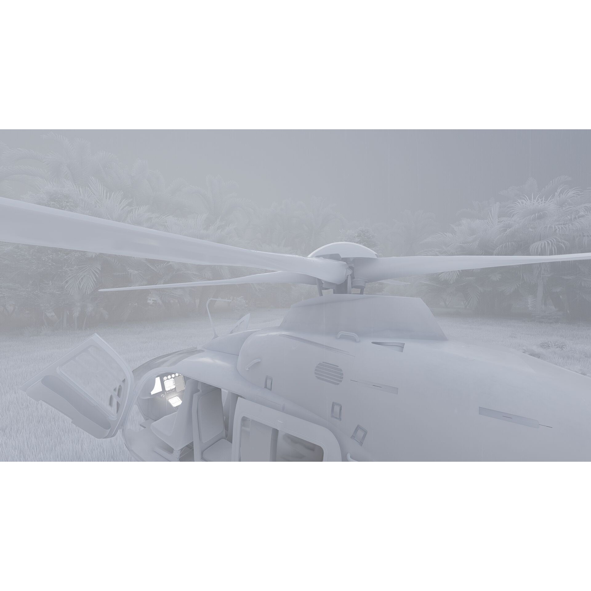 Airbus Helicopter H135 - Game-Ready 3D Model - View 53