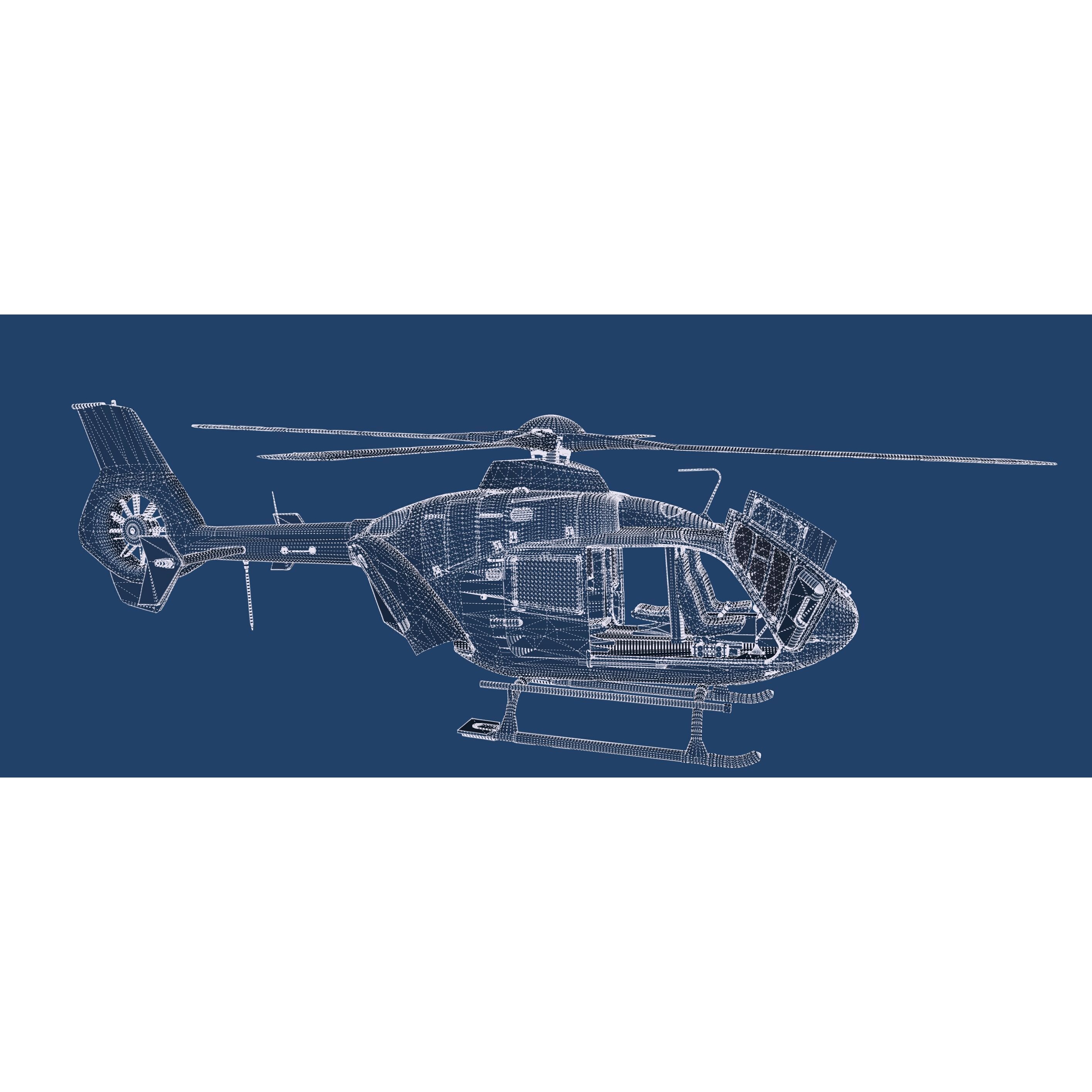 Airbus Helicopter H135 - Game-Ready 3D Model - View 57