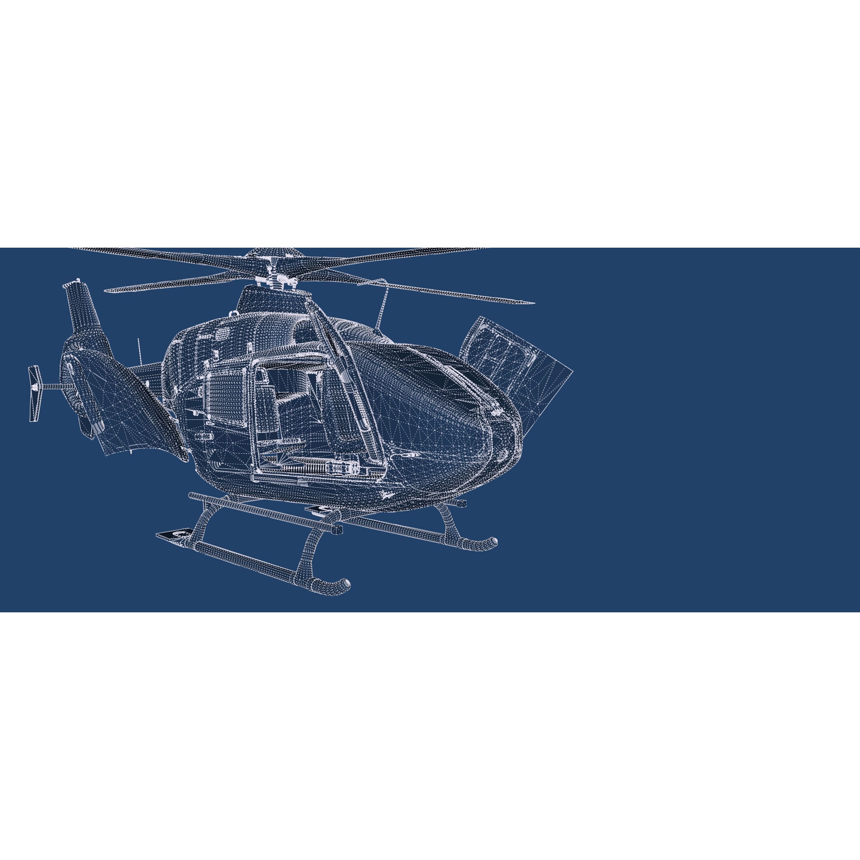 Airbus Helicopter H135 - Game-Ready 3D Model - View 59