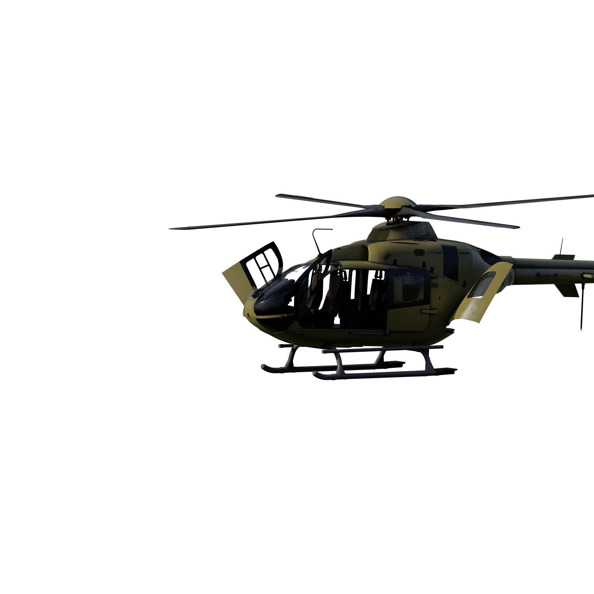 Airbus Helicopter H135 - Game-Ready 3D Model - View 7