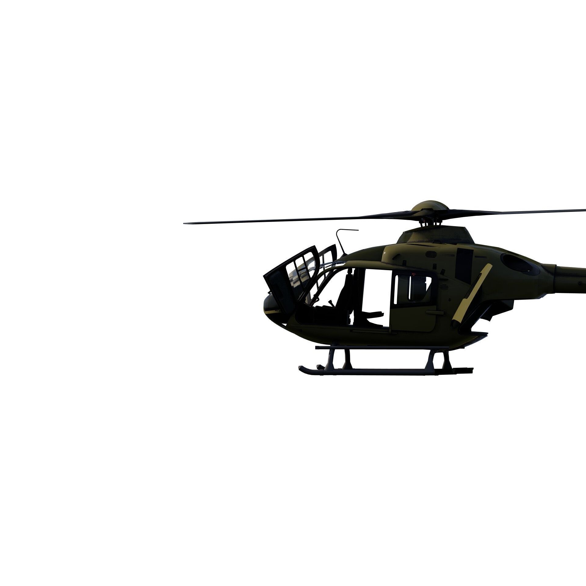 Airbus Helicopter H135 - Game-Ready 3D Model - View 9