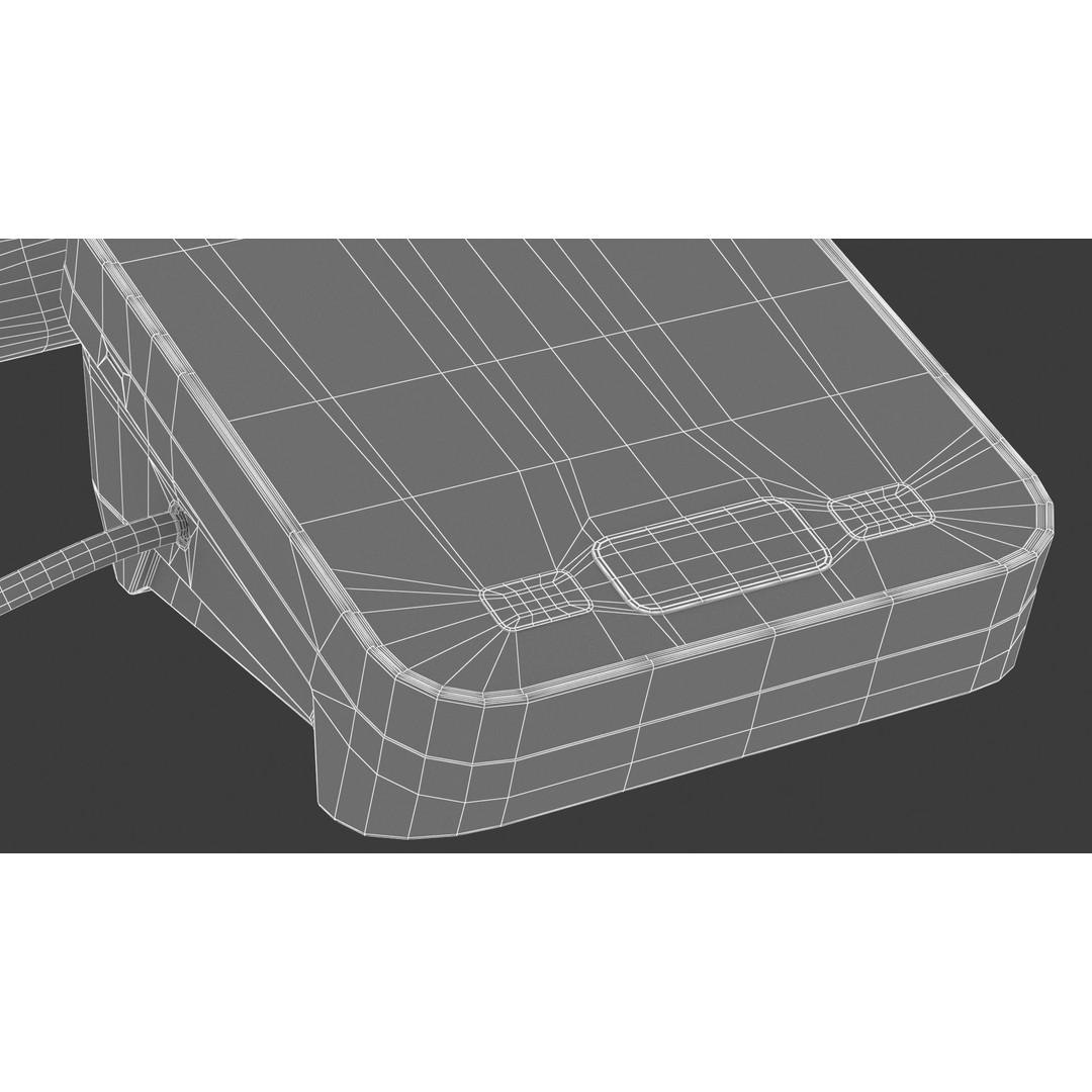 Medical Blood Pressure Machine 3D Model – PBR Textured, Game Ready, FBX - View 17