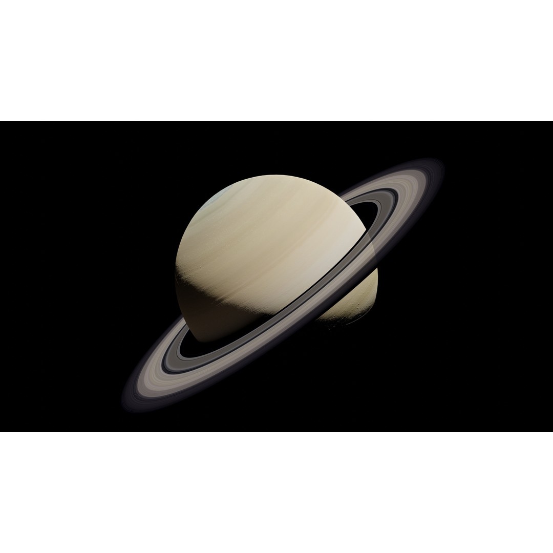 Solar System Planets 3D Model – Low Poly Game Asset, Blender, FBX, OBJ - View 11