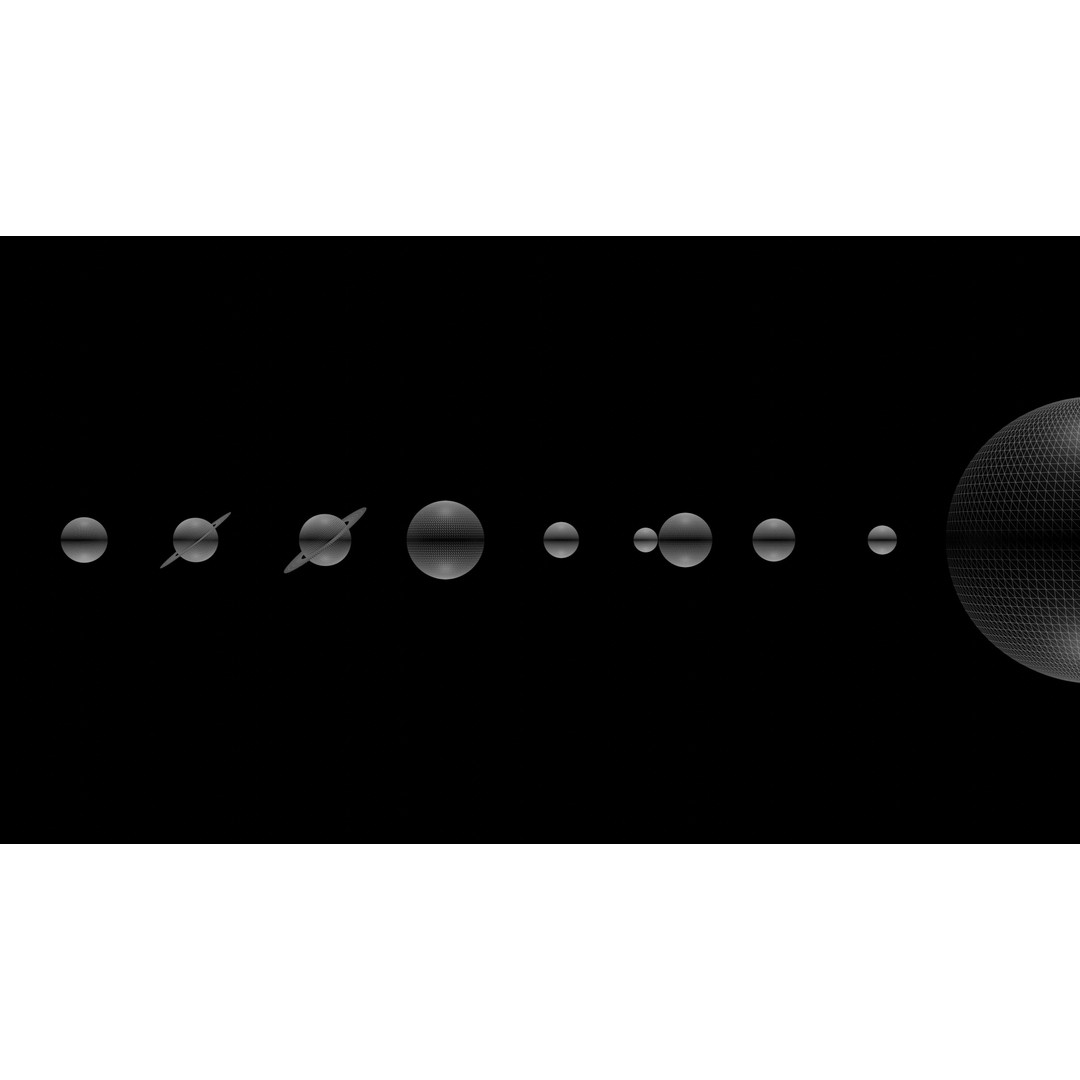 Solar System Planets 3D Model – Low Poly Game Asset, Blender, FBX, OBJ - View 14