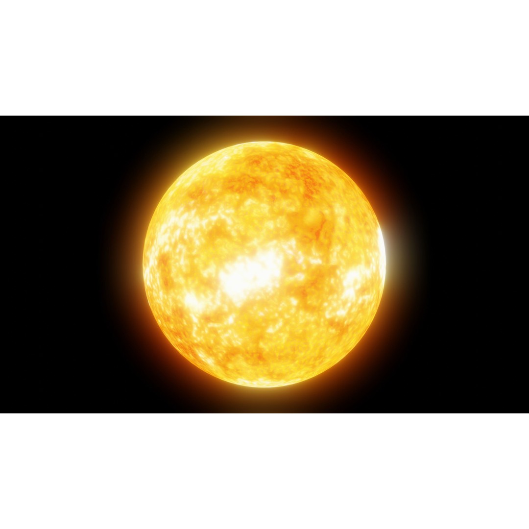 Solar System Planets 3D Model – Low Poly Game Asset, Blender, FBX, OBJ - View 4