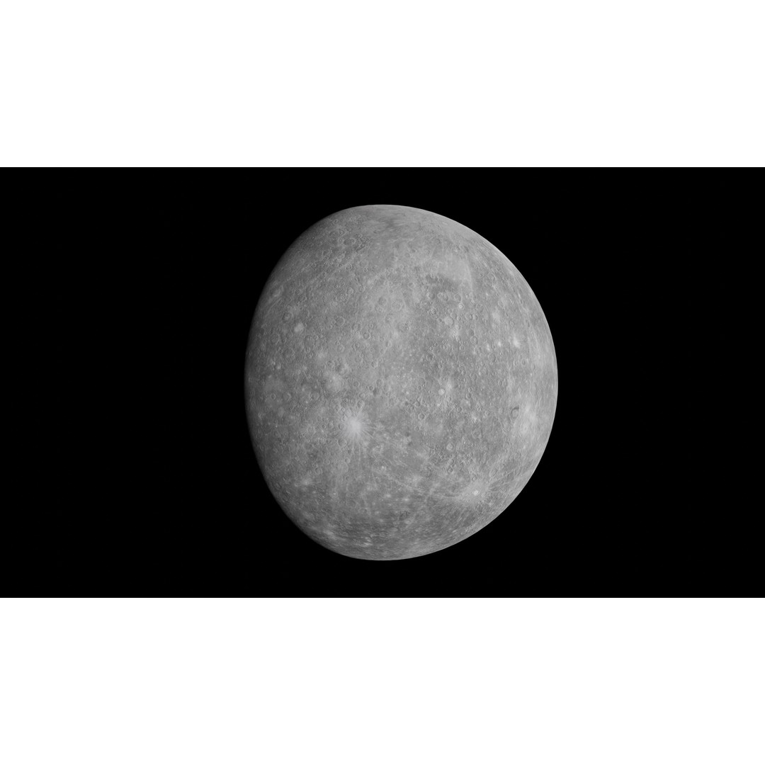 Solar System Planets 3D Model – Low Poly Game Asset, Blender, FBX, OBJ - View 6