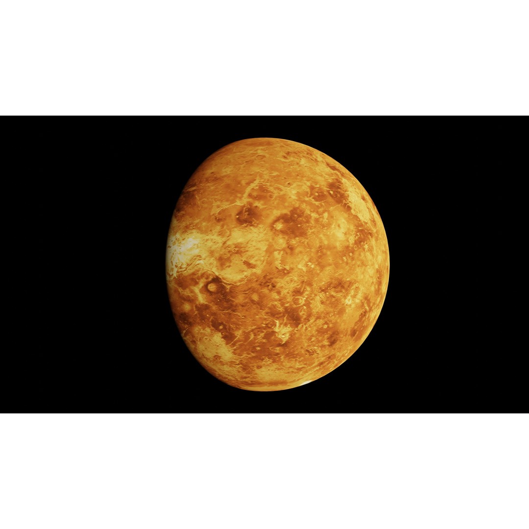 Solar System Planets 3D Model – Low Poly Game Asset, Blender, FBX, OBJ - View 7