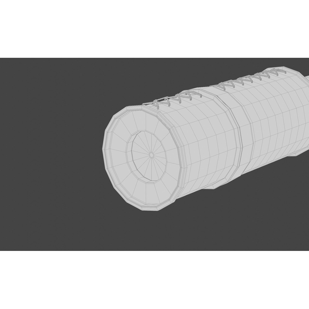 Spyglass 3D Model – Vintage Optical Device, PBR Textures, Blender