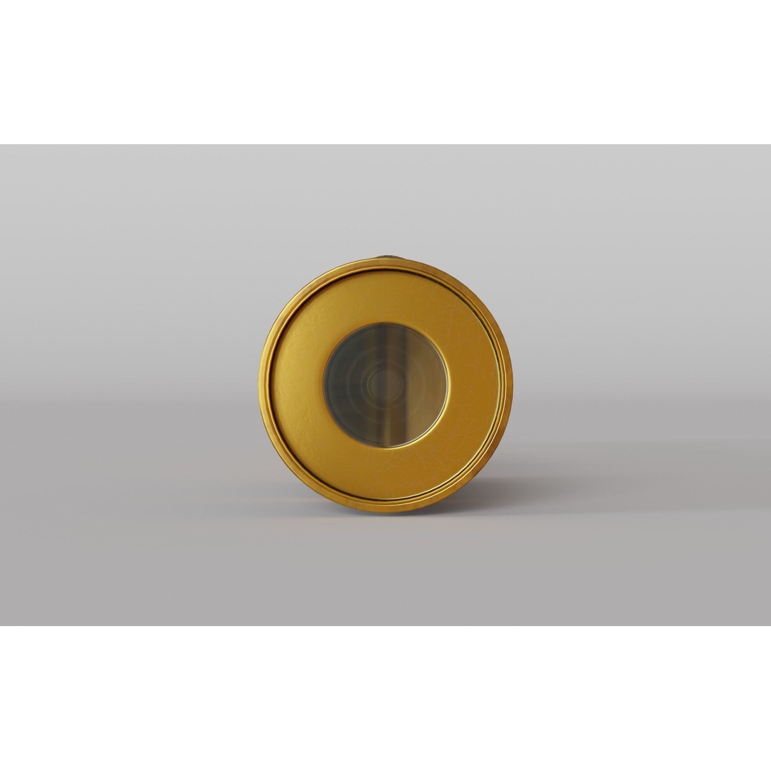 Spyglass 3D Model – Vintage Optical Device, PBR Textures, Blender - View 4