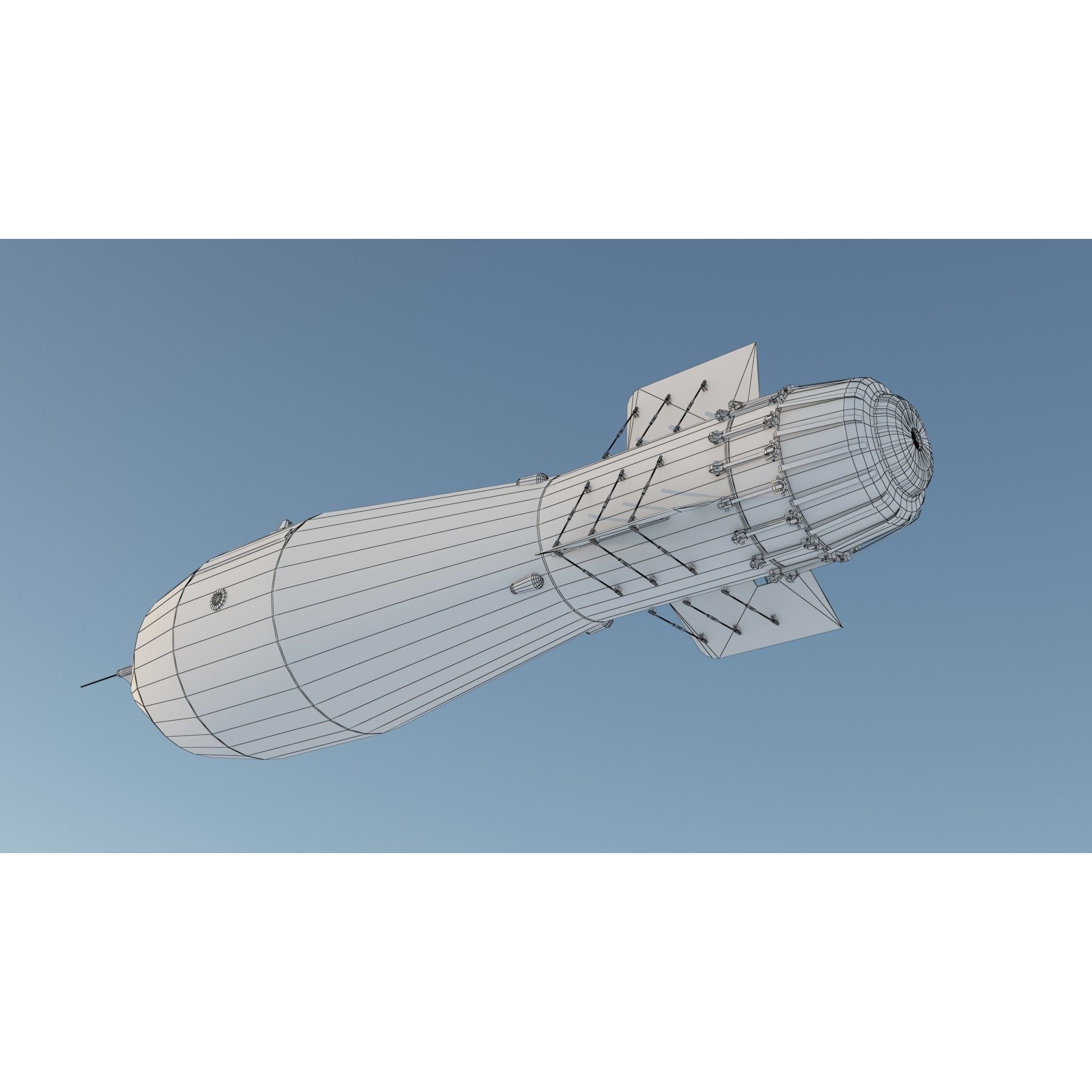 Tupolev Tu-95V Bear A - Game-Ready 3D Model - View 21