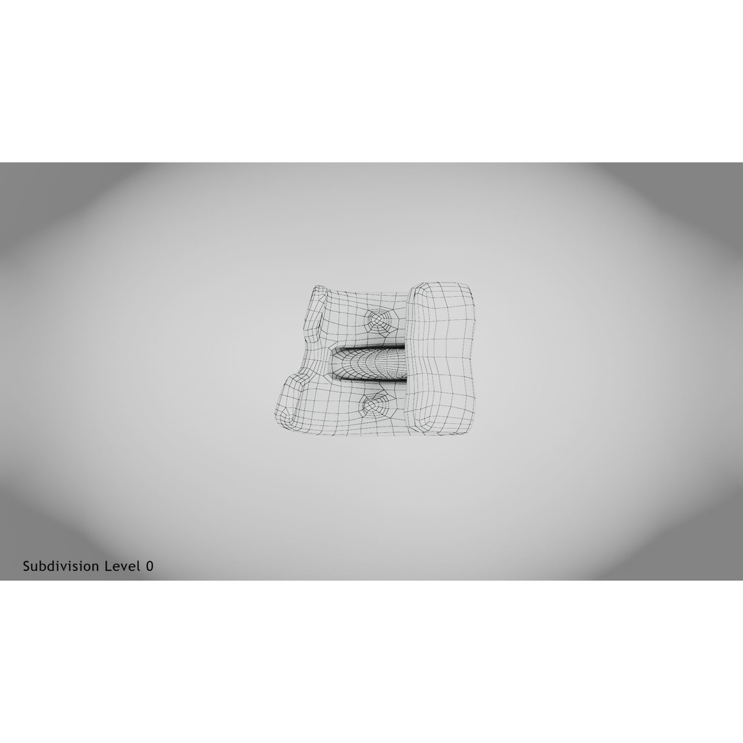 Knee Implant 3D Model – Low Poly Medical Device, PBR Textures, FBX - View 17