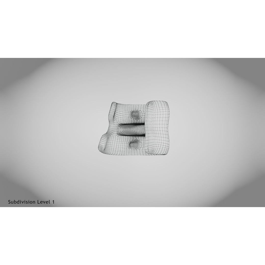 Knee Implant 3D Model – Low Poly Medical Device, PBR Textures, FBX - View 18