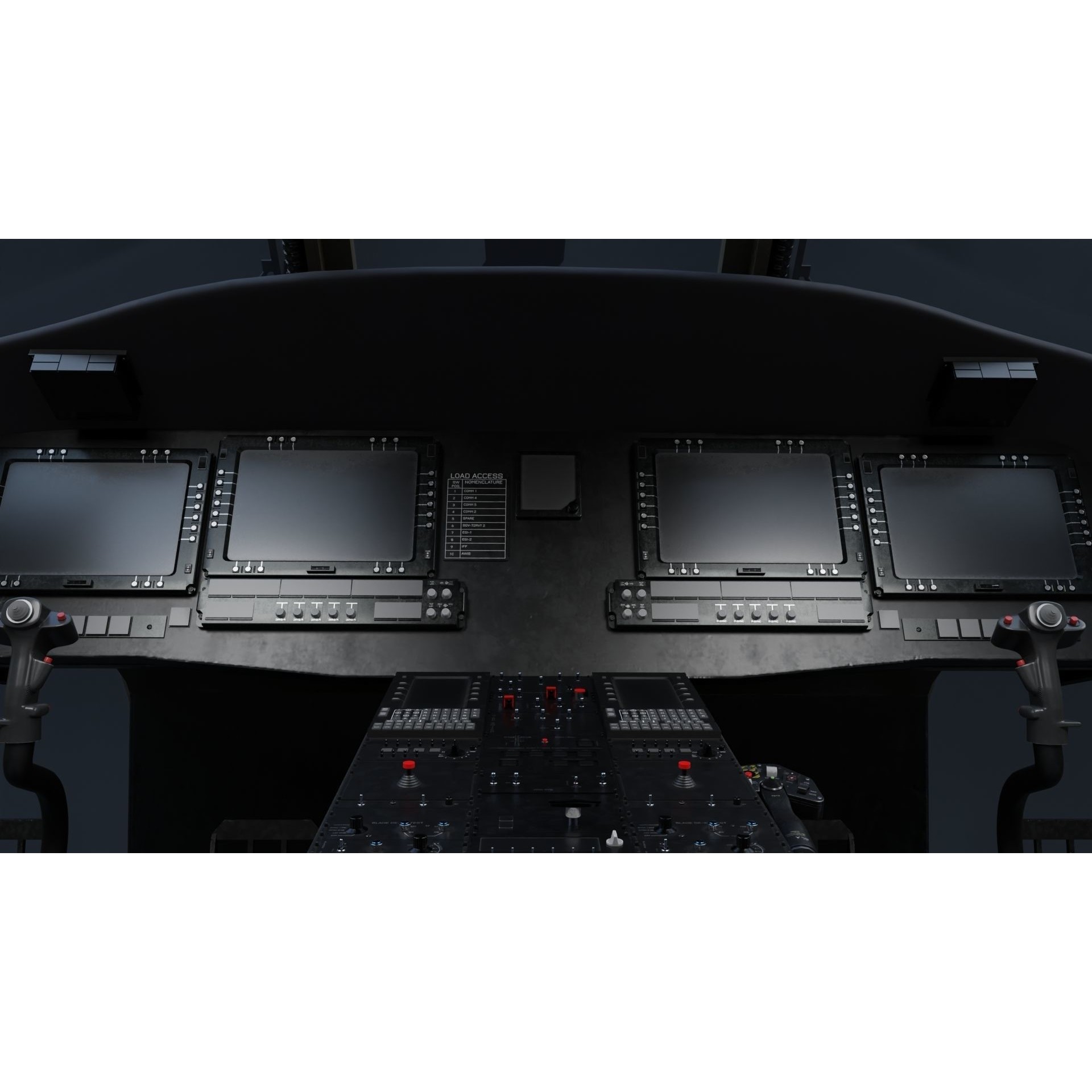 Sikorsky UH-60 Black Hawk - Game-Ready 3D Model - View 12