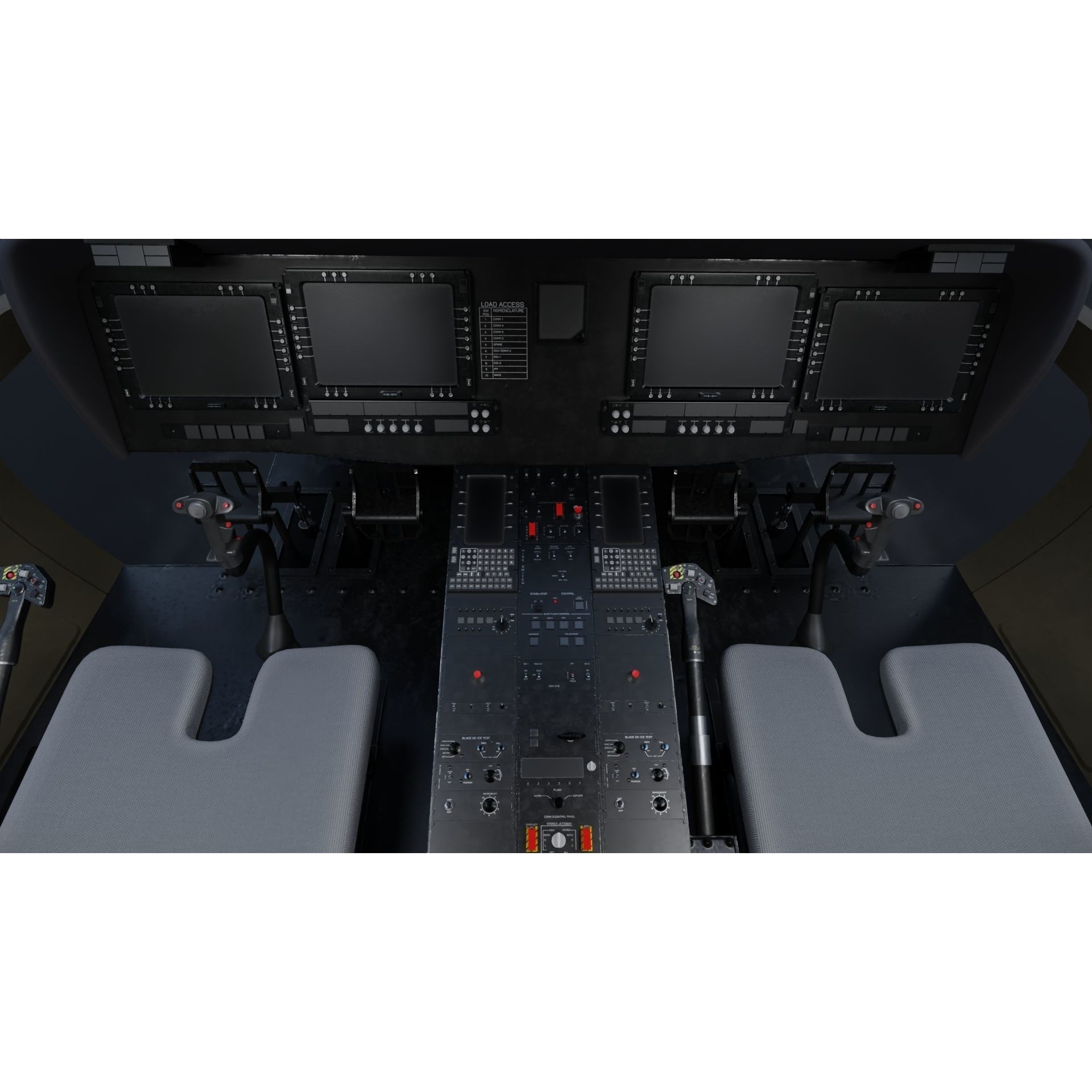 Sikorsky UH-60 Black Hawk - Game-Ready 3D Model - View 13
