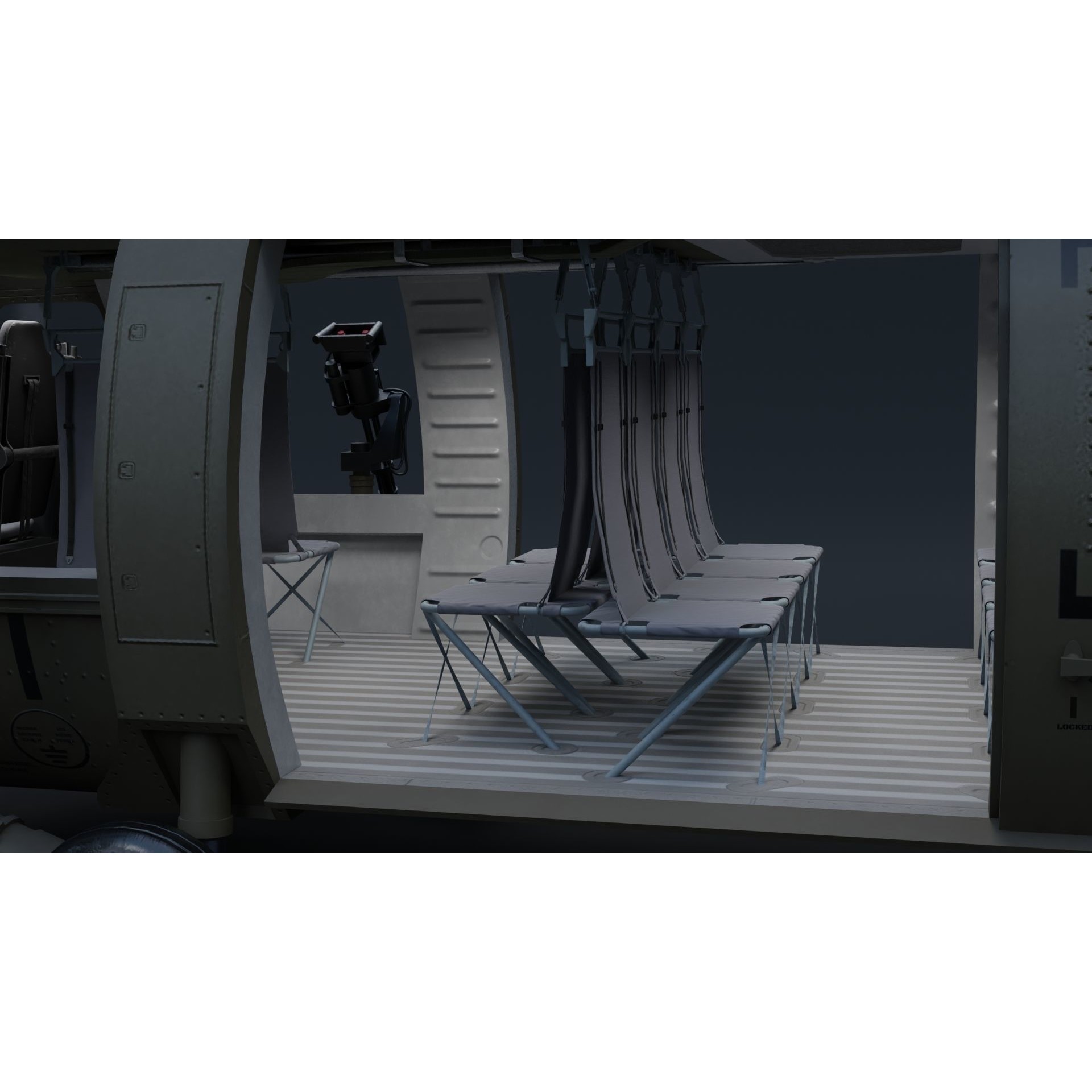 Sikorsky UH-60 Black Hawk - Game-Ready 3D Model - View 18