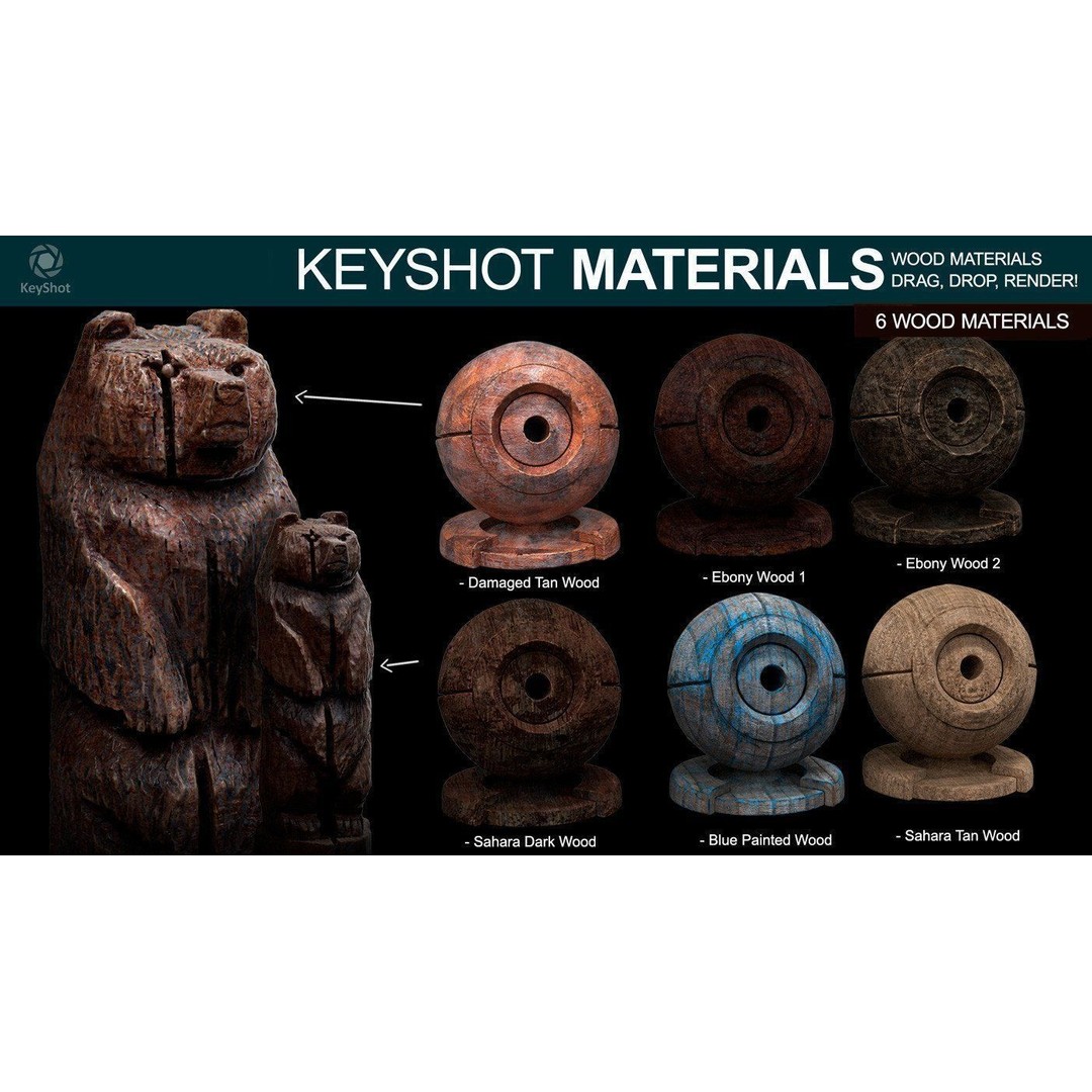 Keyshot Materials 3D Model – Ultimate Bundle with Textures & More - View 11