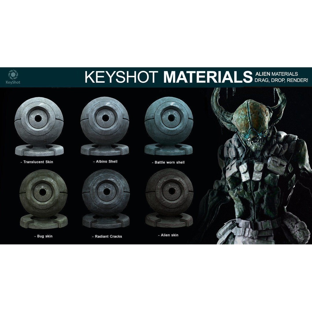 Keyshot Materials 3D Model – Ultimate Bundle with Textures & More - View 12