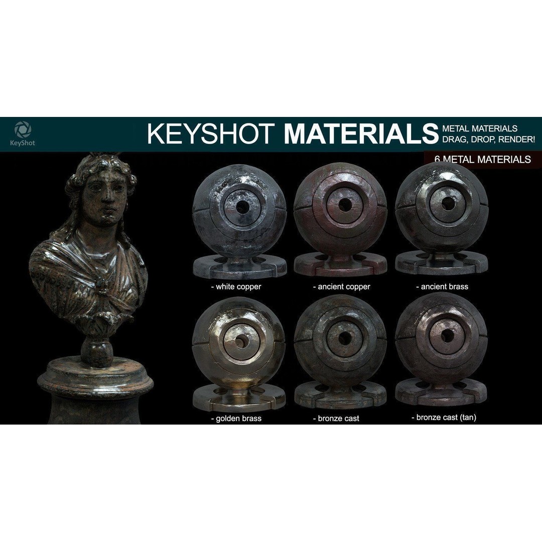 Keyshot Materials 3D Model – Ultimate Bundle with Textures & More - View 13