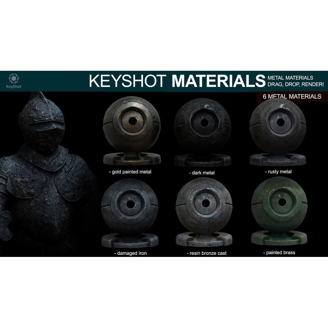 Keyshot Materials 3D Model – Ultimate Bundle with Textures & More - View 14