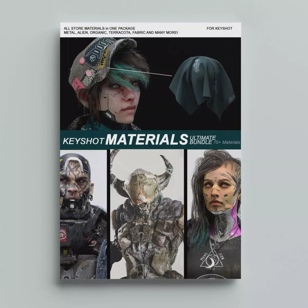 Keyshot Materials 3D Model – Ultimate Bundle with Textures & More - View 2