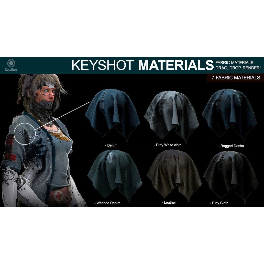 Keyshot Materials 3D Model – Ultimate Bundle with Textures & More - View 6