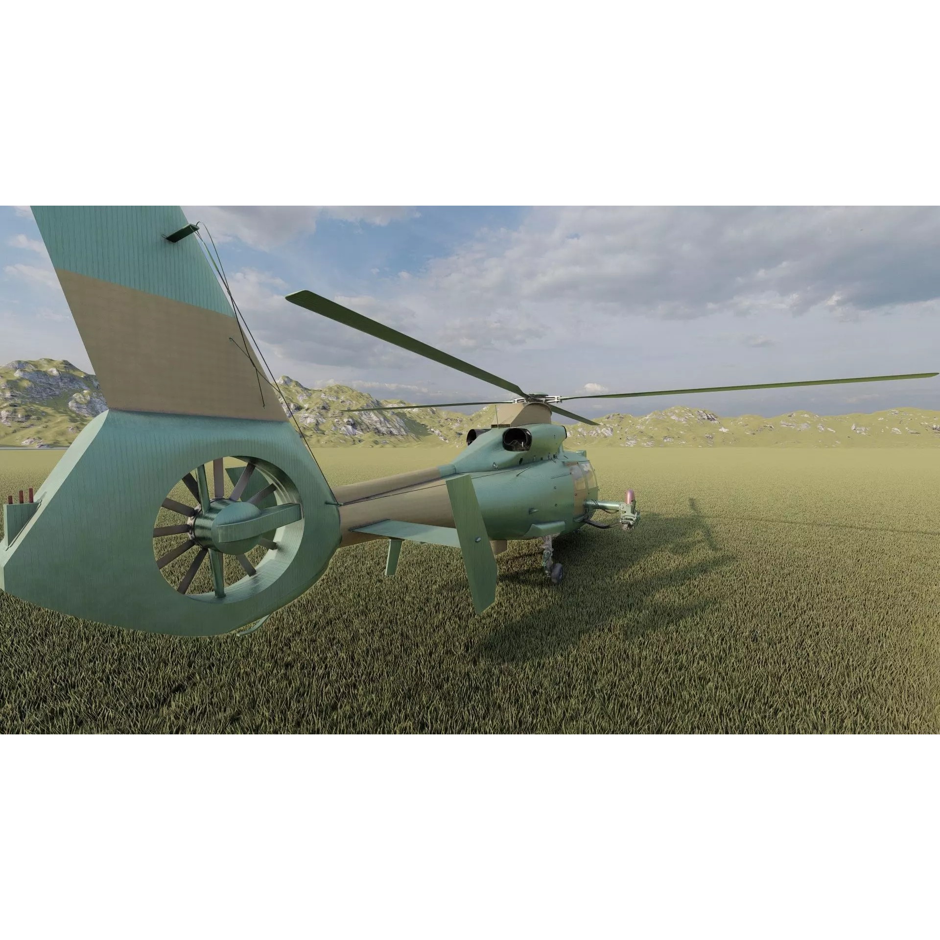 Harbin Z-9 - Game-Ready 3D Model - View 14