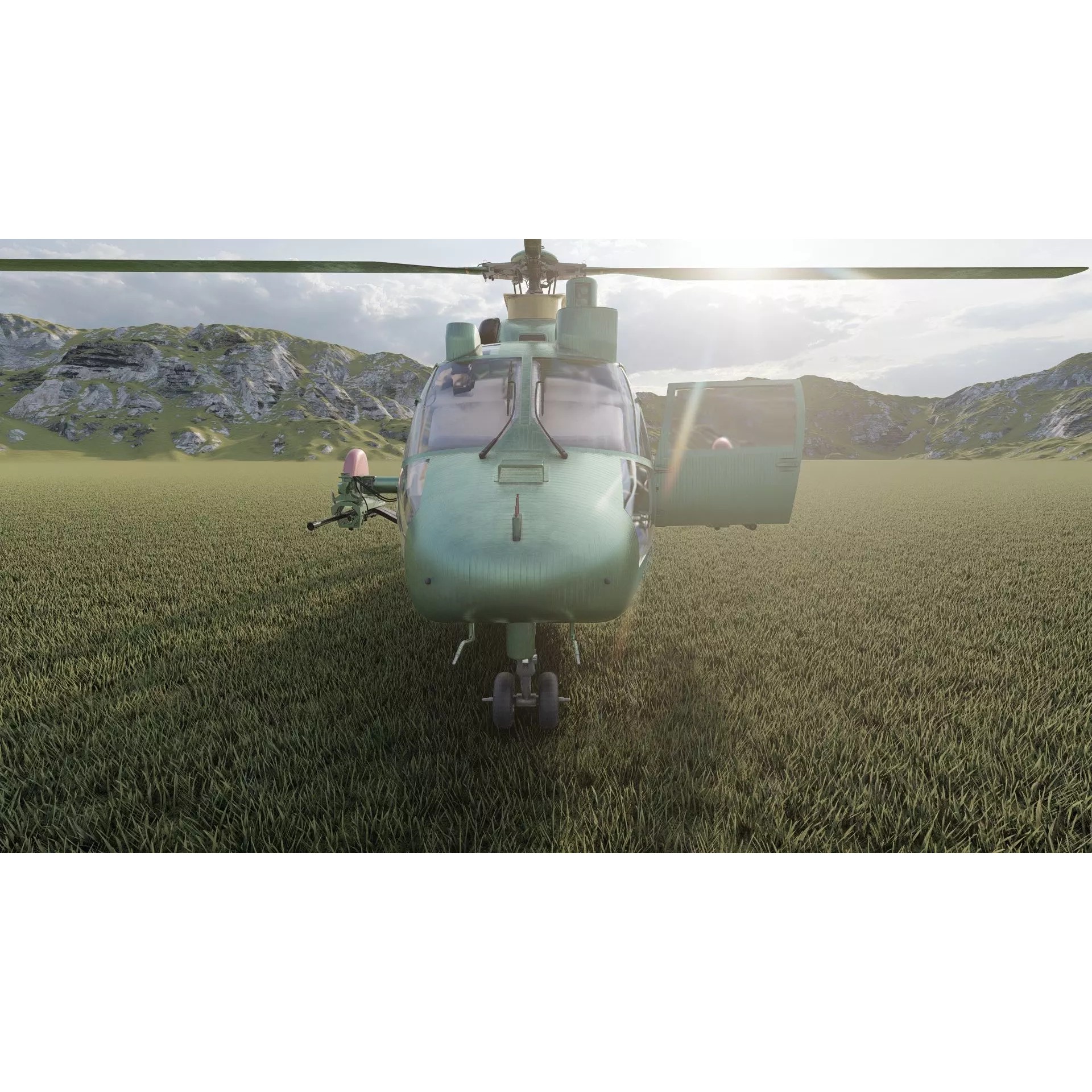 Harbin Z-9 - Game-Ready 3D Model - View 17