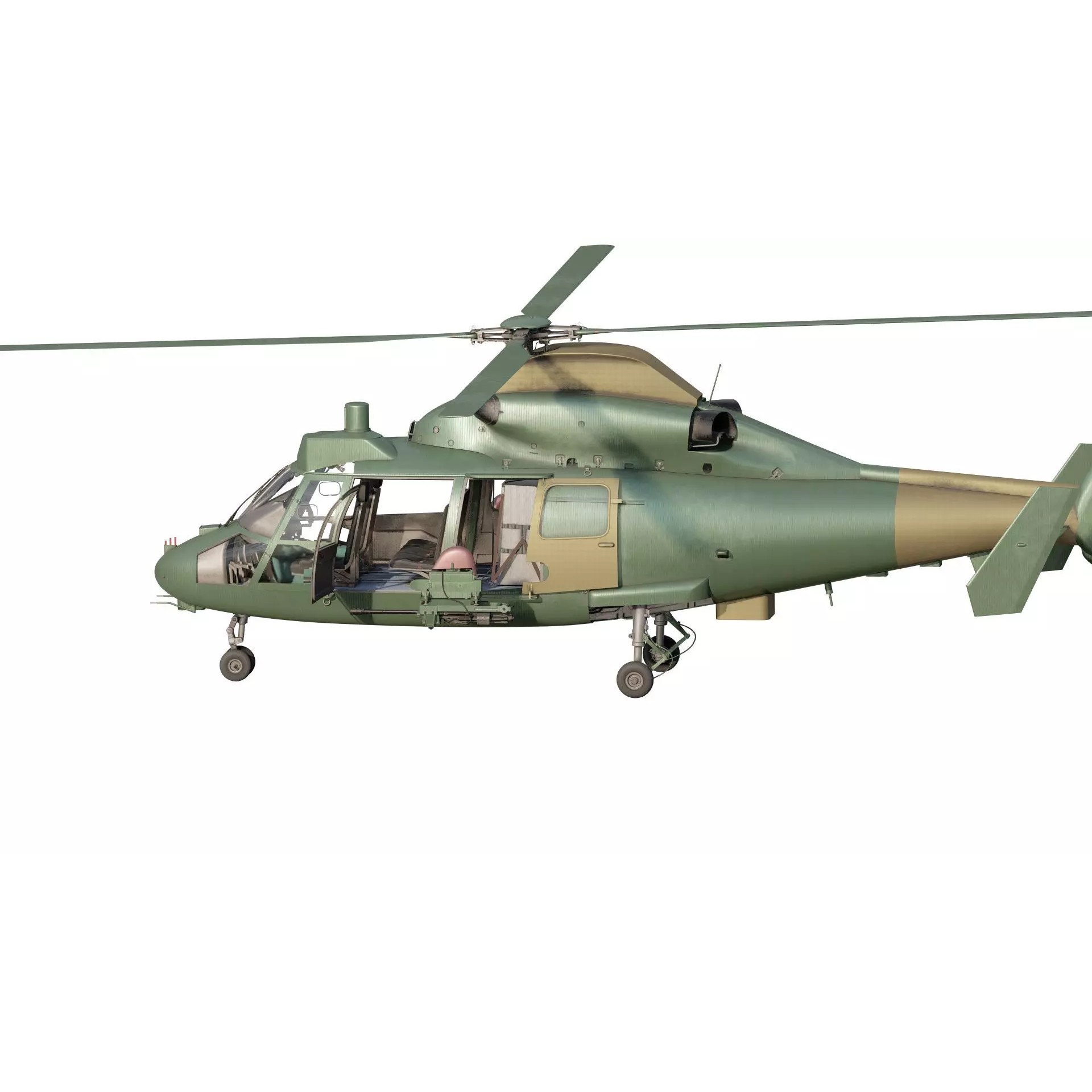 Harbin Z-9 - Game-Ready 3D Model - View 3