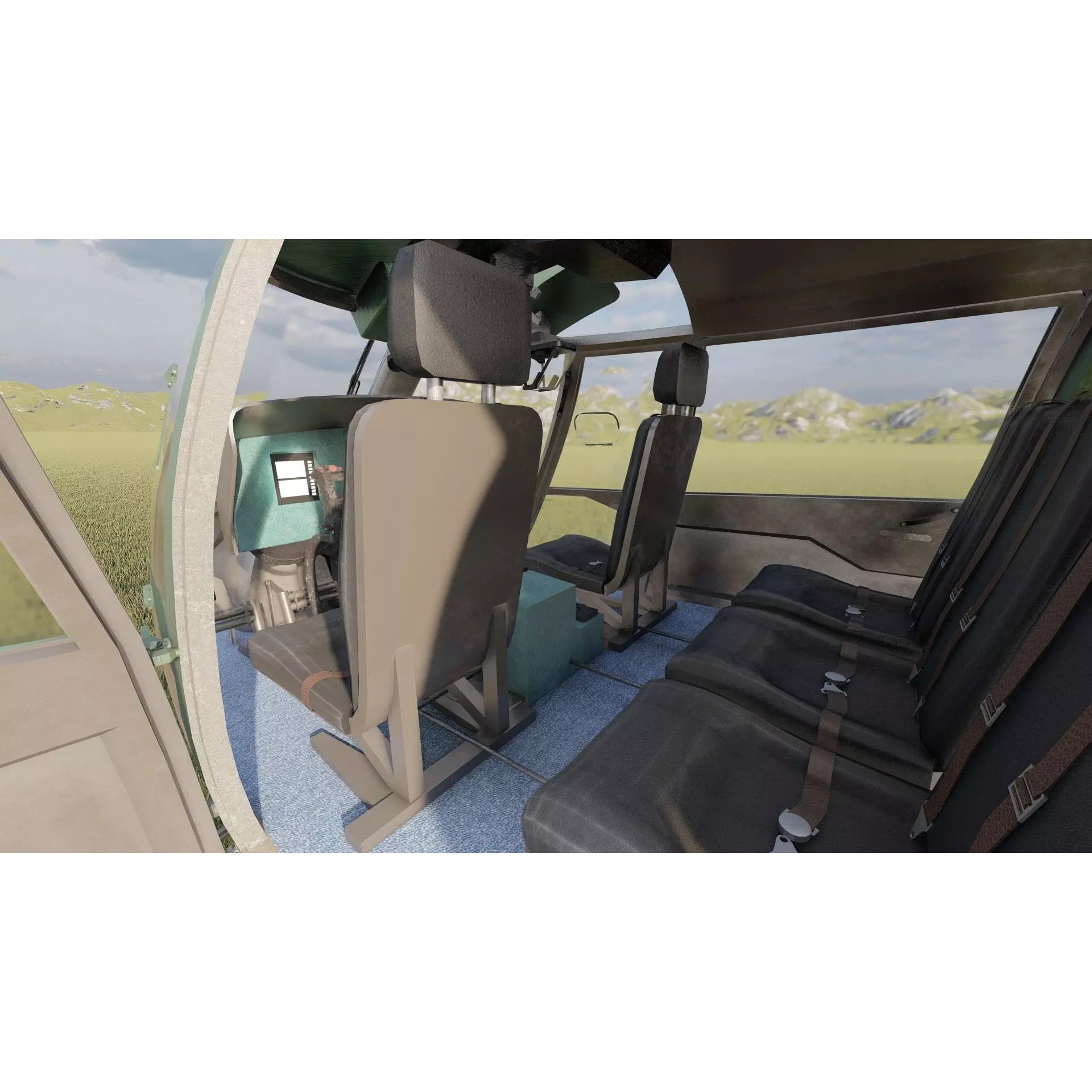 Harbin Z-9 - Game-Ready 3D Model - View 30