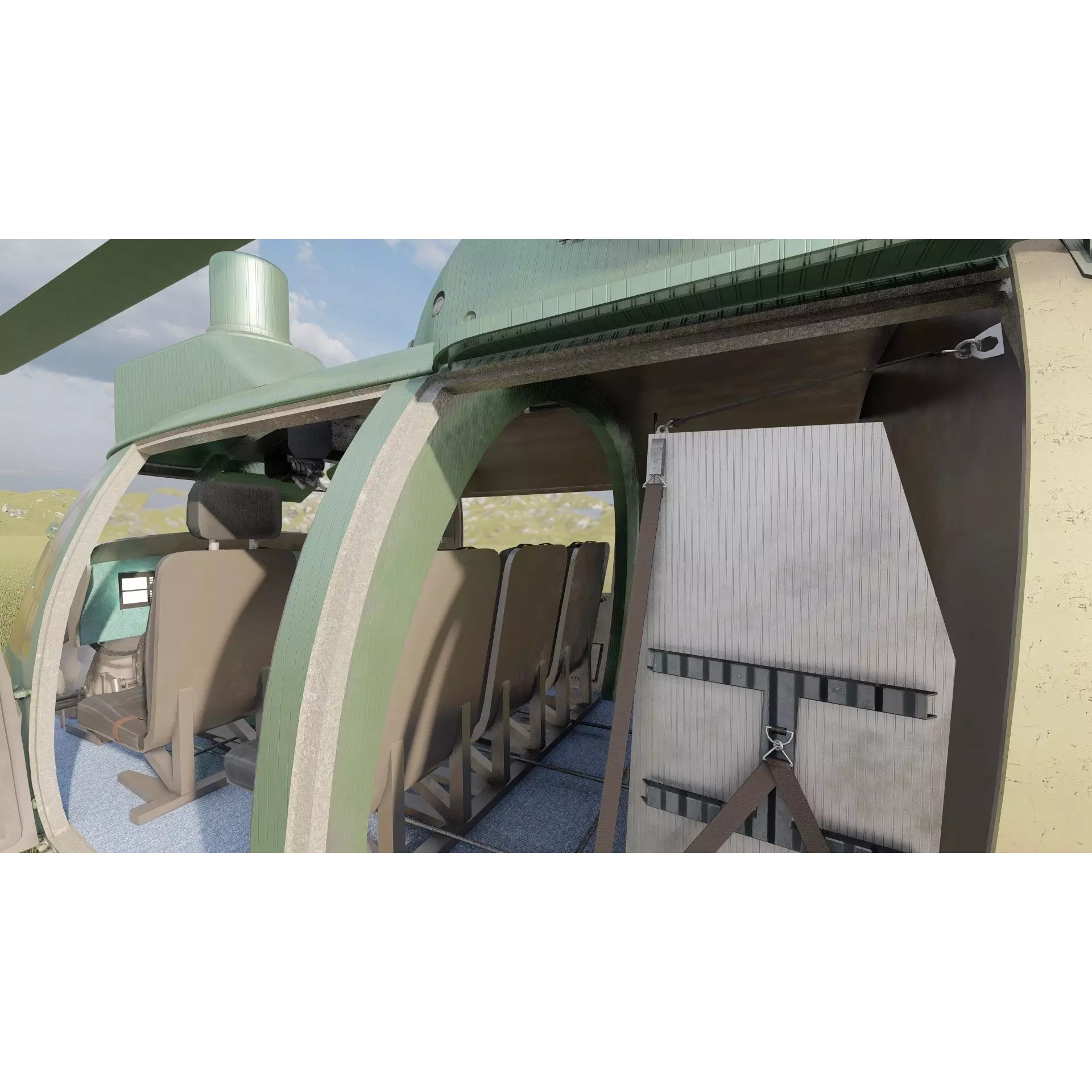 Harbin Z-9 - Game-Ready 3D Model - View 38