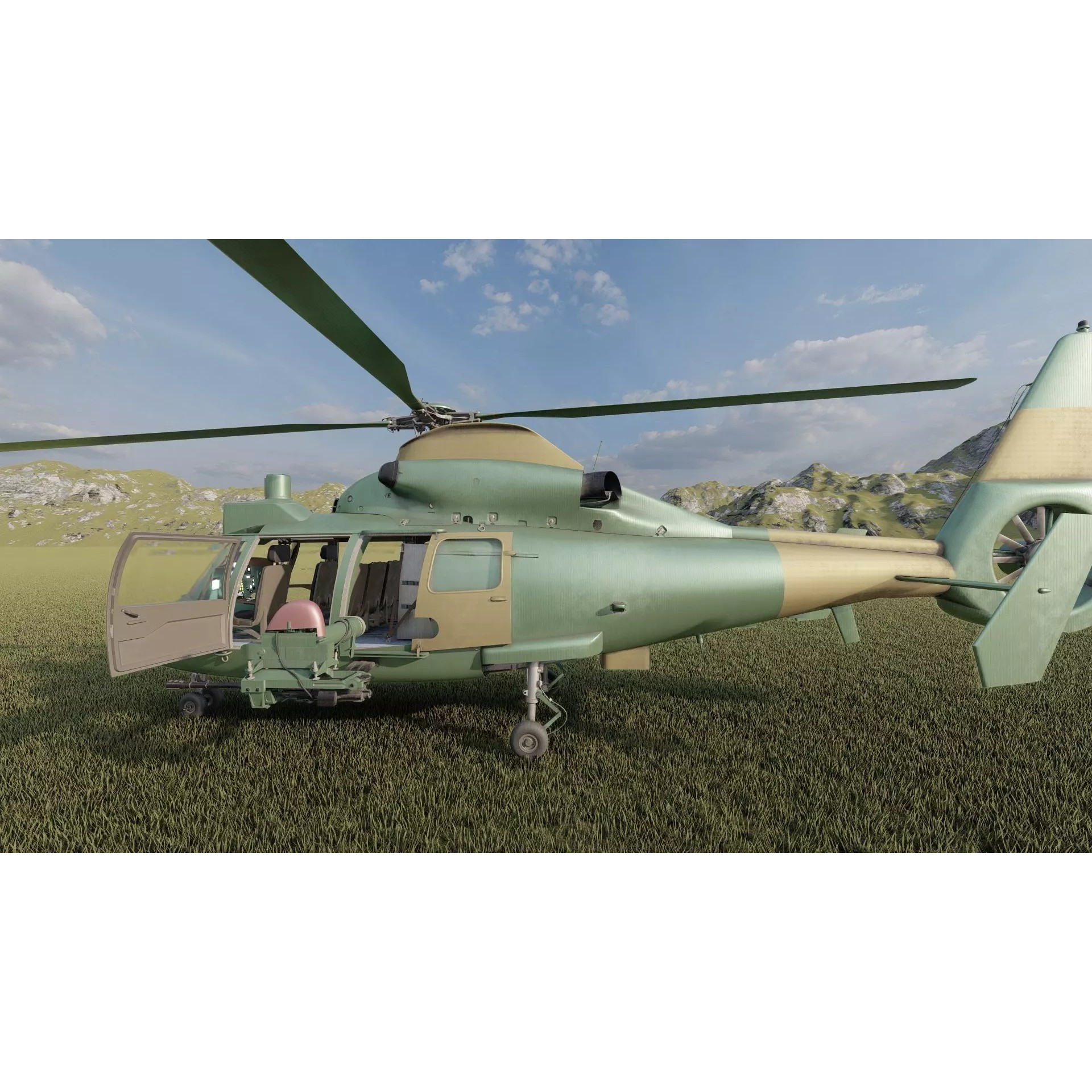 Harbin Z-9 - Game-Ready 3D Model - View 39