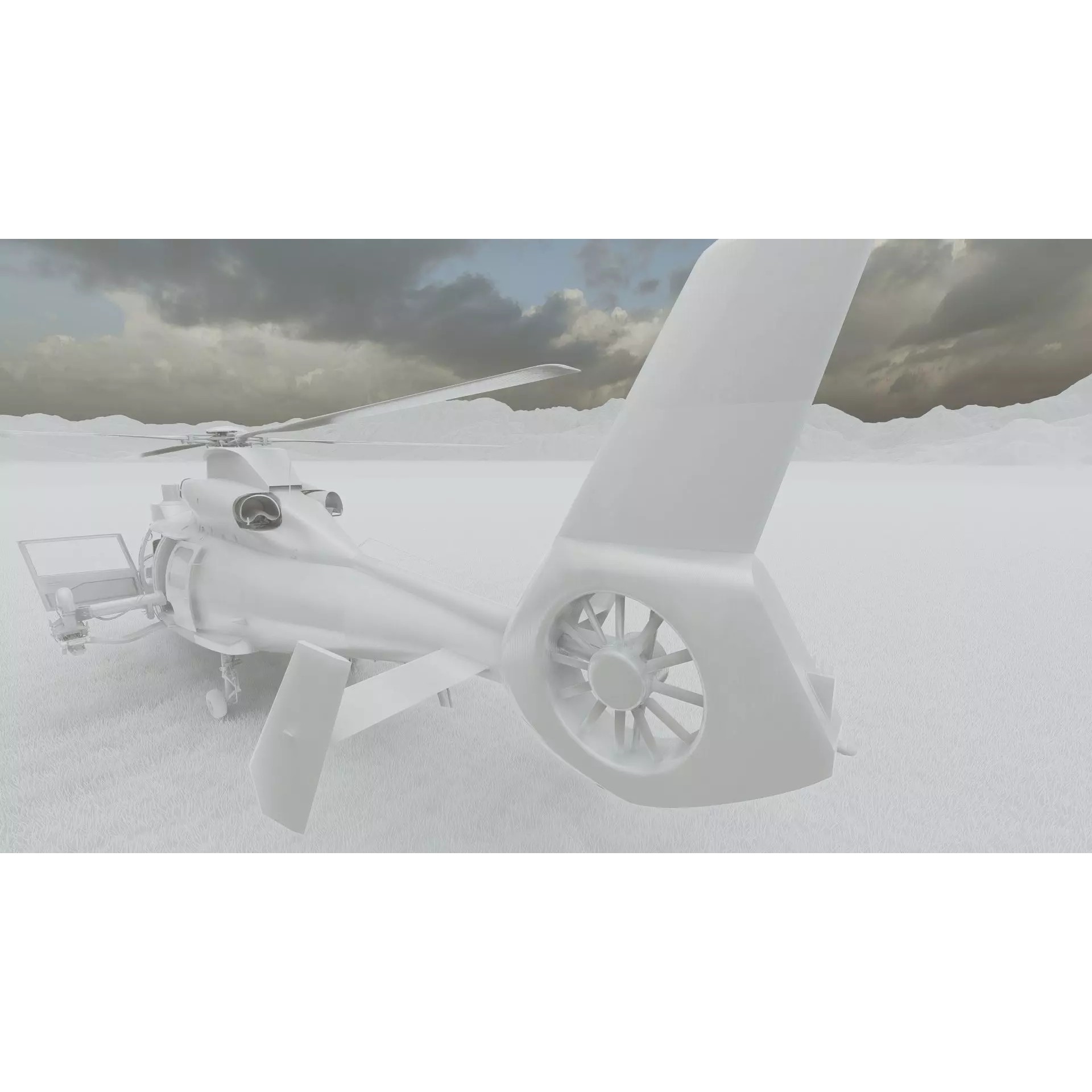 Harbin Z-9 - Game-Ready 3D Model - View 44