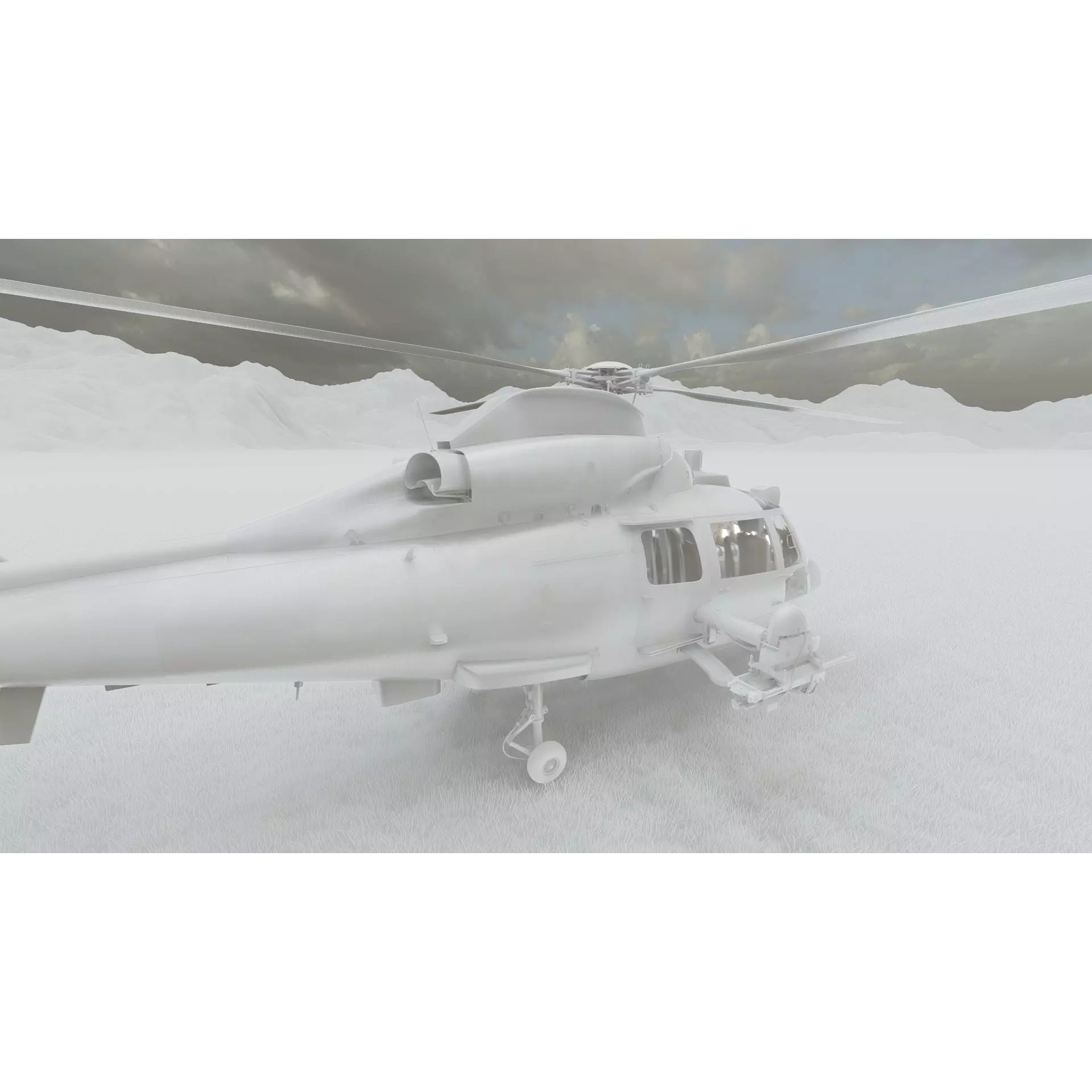 Harbin Z-9 - Game-Ready 3D Model - View 45