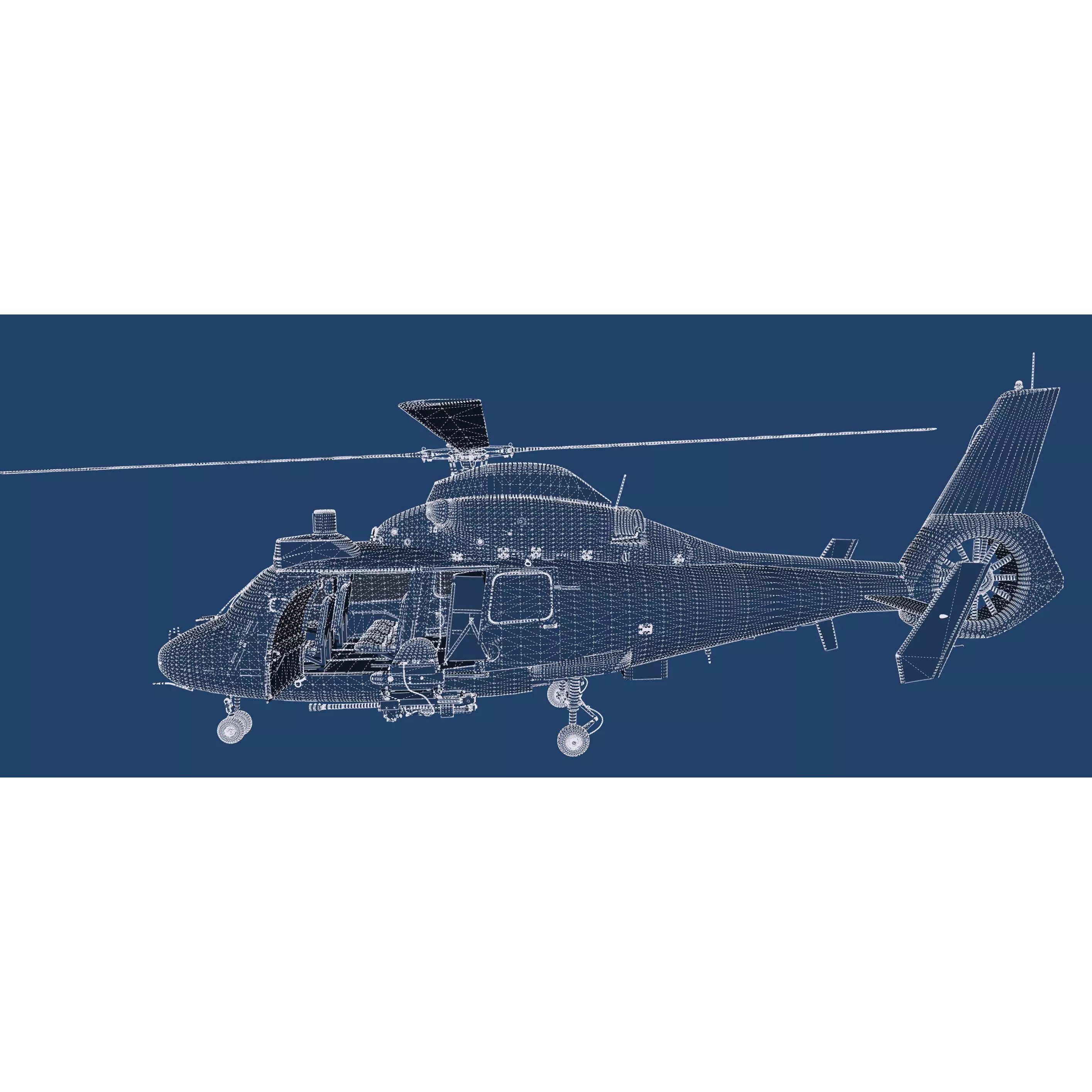 Harbin Z-9 - Game-Ready 3D Model - View 49