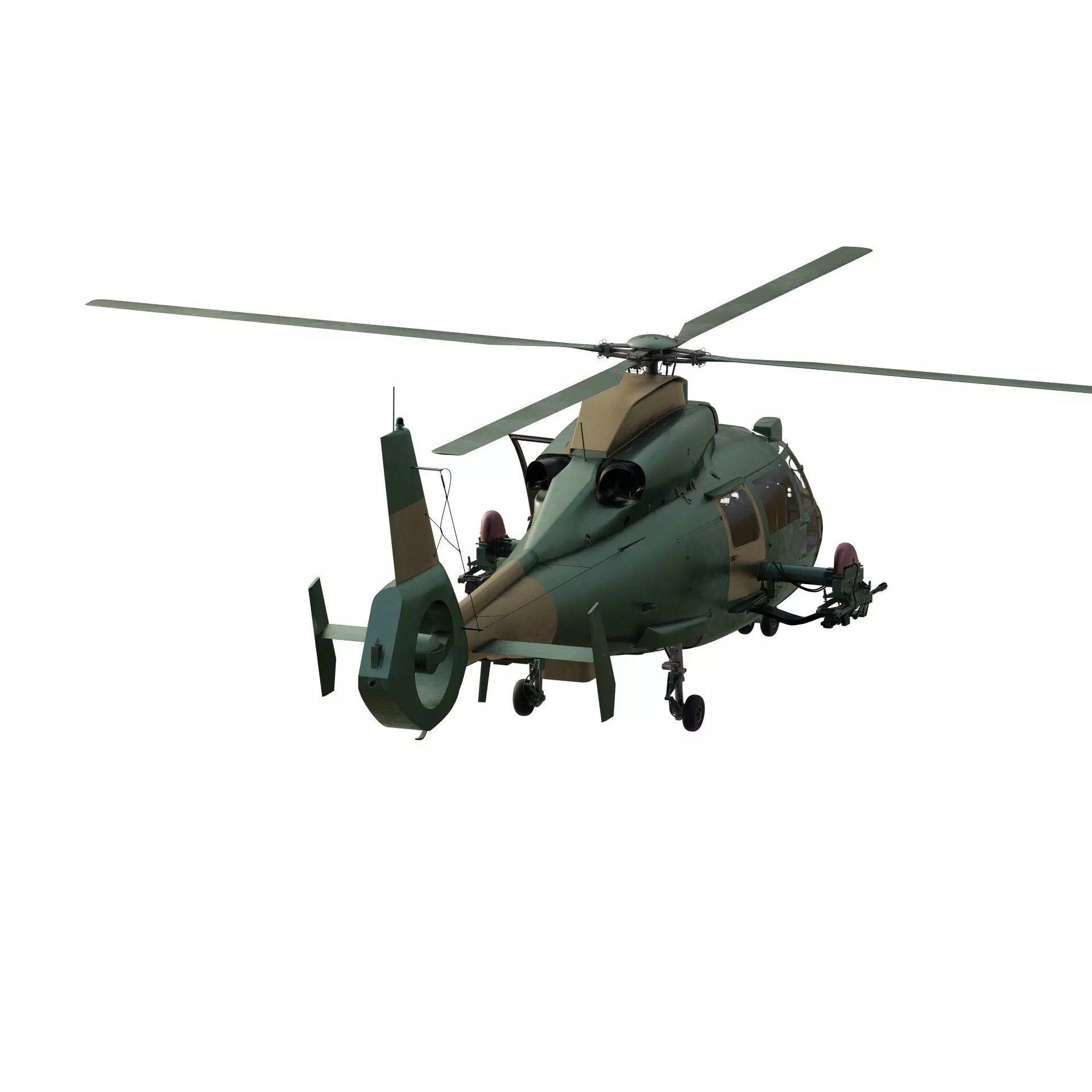 Harbin Z-9 - Game-Ready 3D Model - View 5