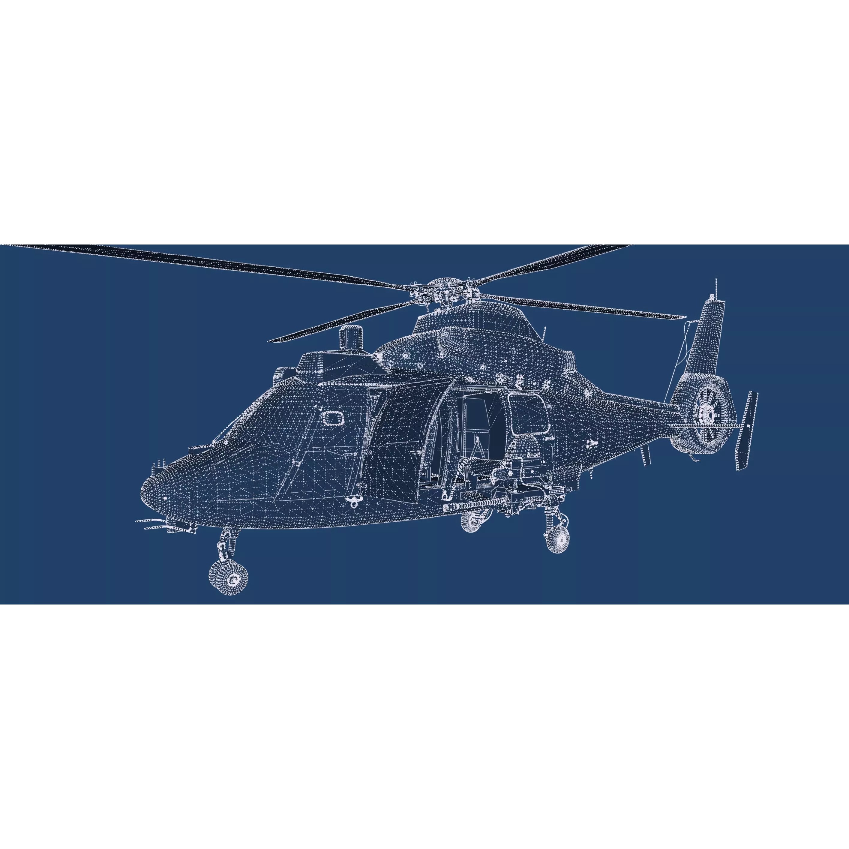 Harbin Z-9 - Game-Ready 3D Model - View 50
