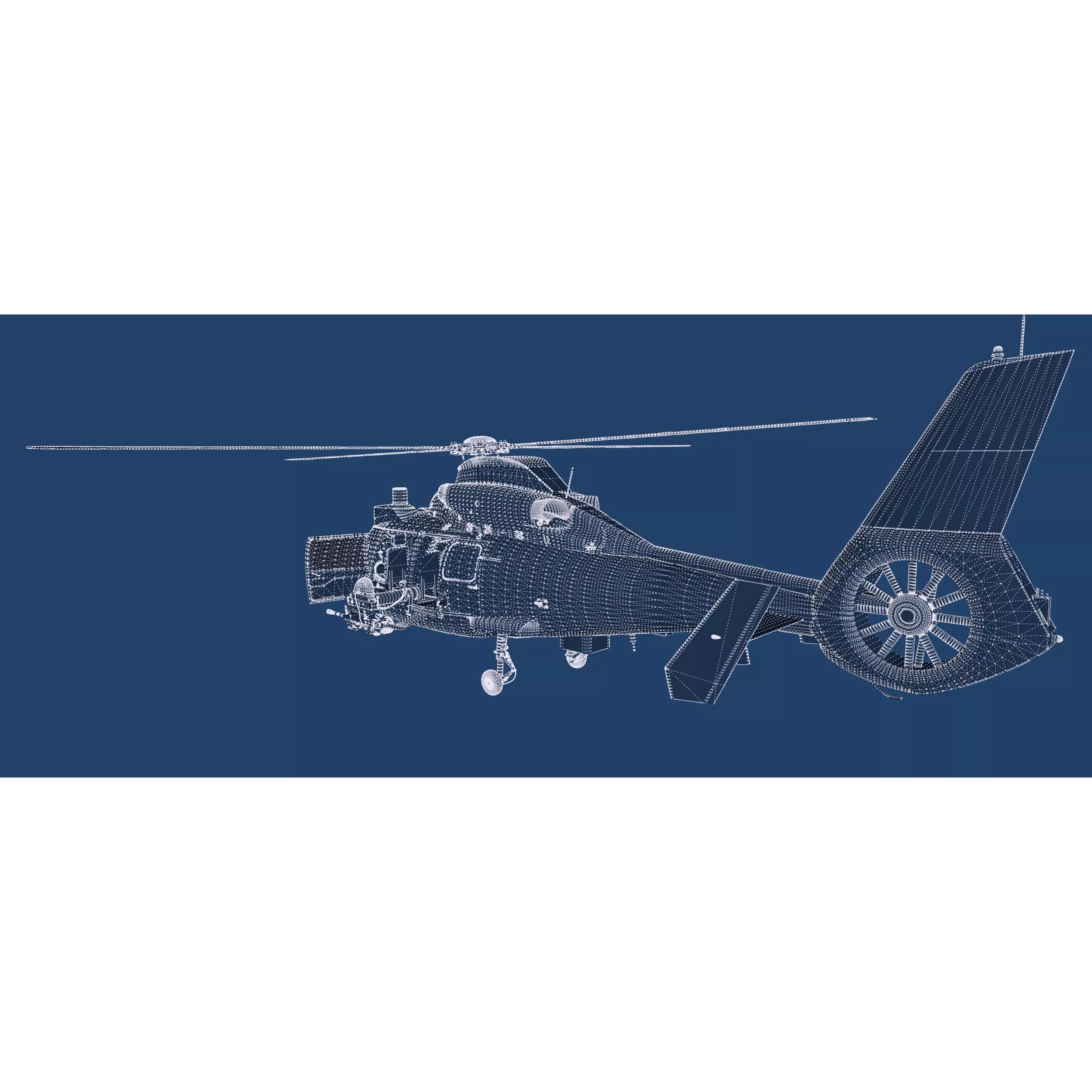 Harbin Z-9 - Game-Ready 3D Model - View 51
