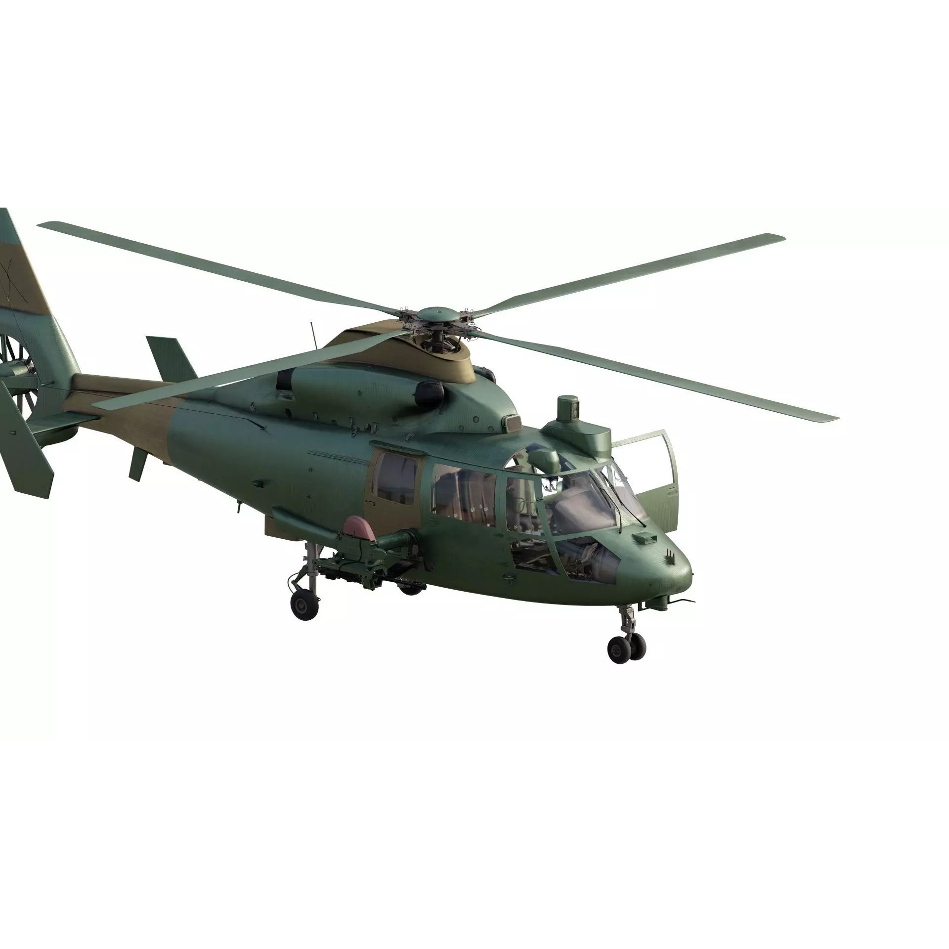 Harbin Z-9 - Game-Ready 3D Model - View 7