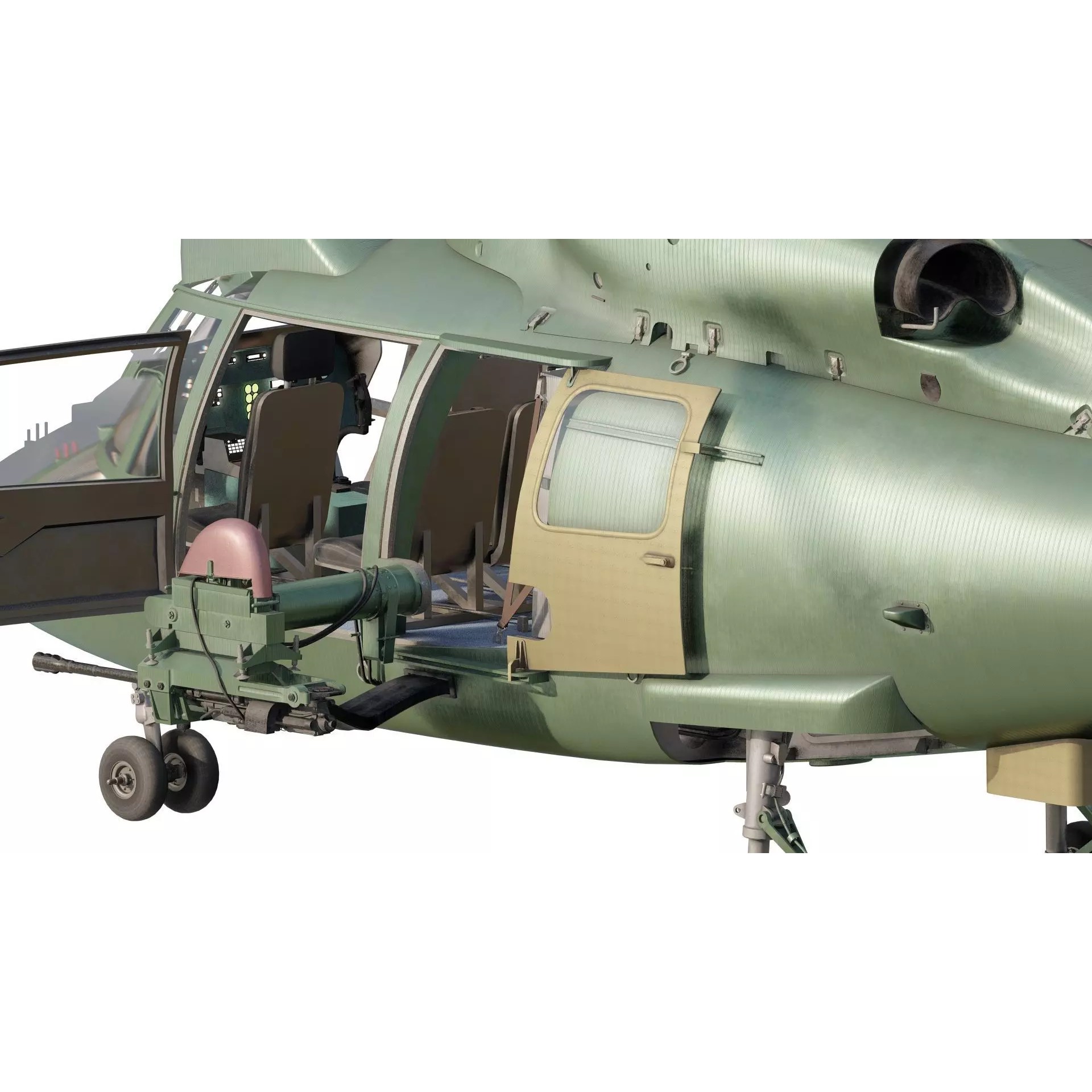 Harbin Z-9 - Game-Ready 3D Model - View 9