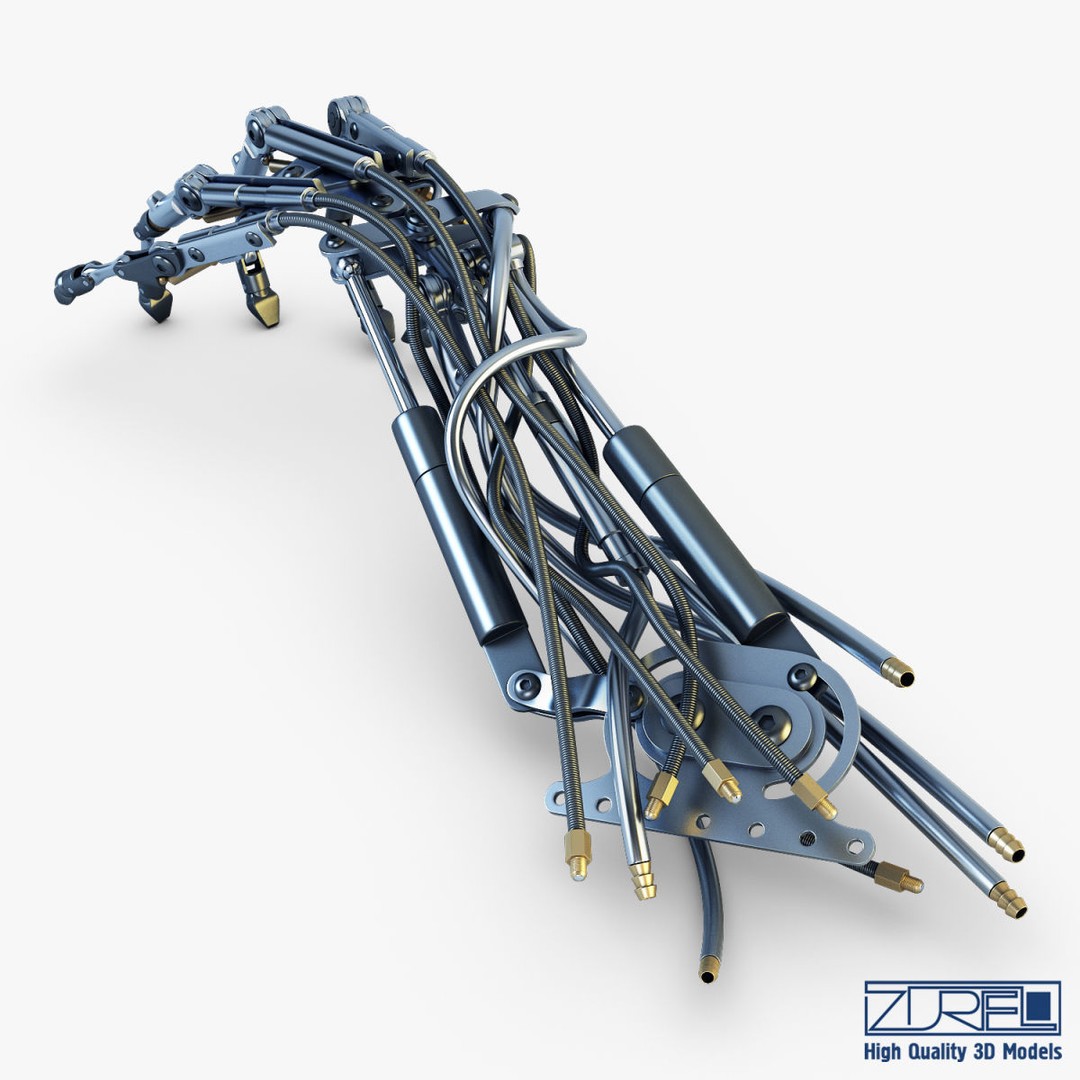 Robotic Hand 3D Model – High Poly Sci-Fi Character, FBX & OBJ - View 14