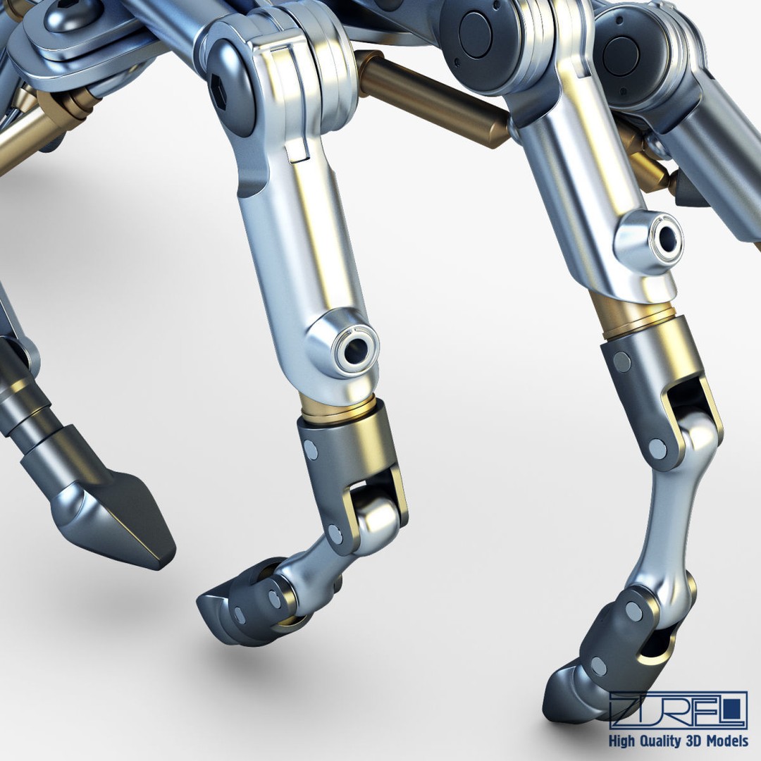 Robotic Hand 3D Model – High Poly Sci-Fi Character, FBX & OBJ - View 22