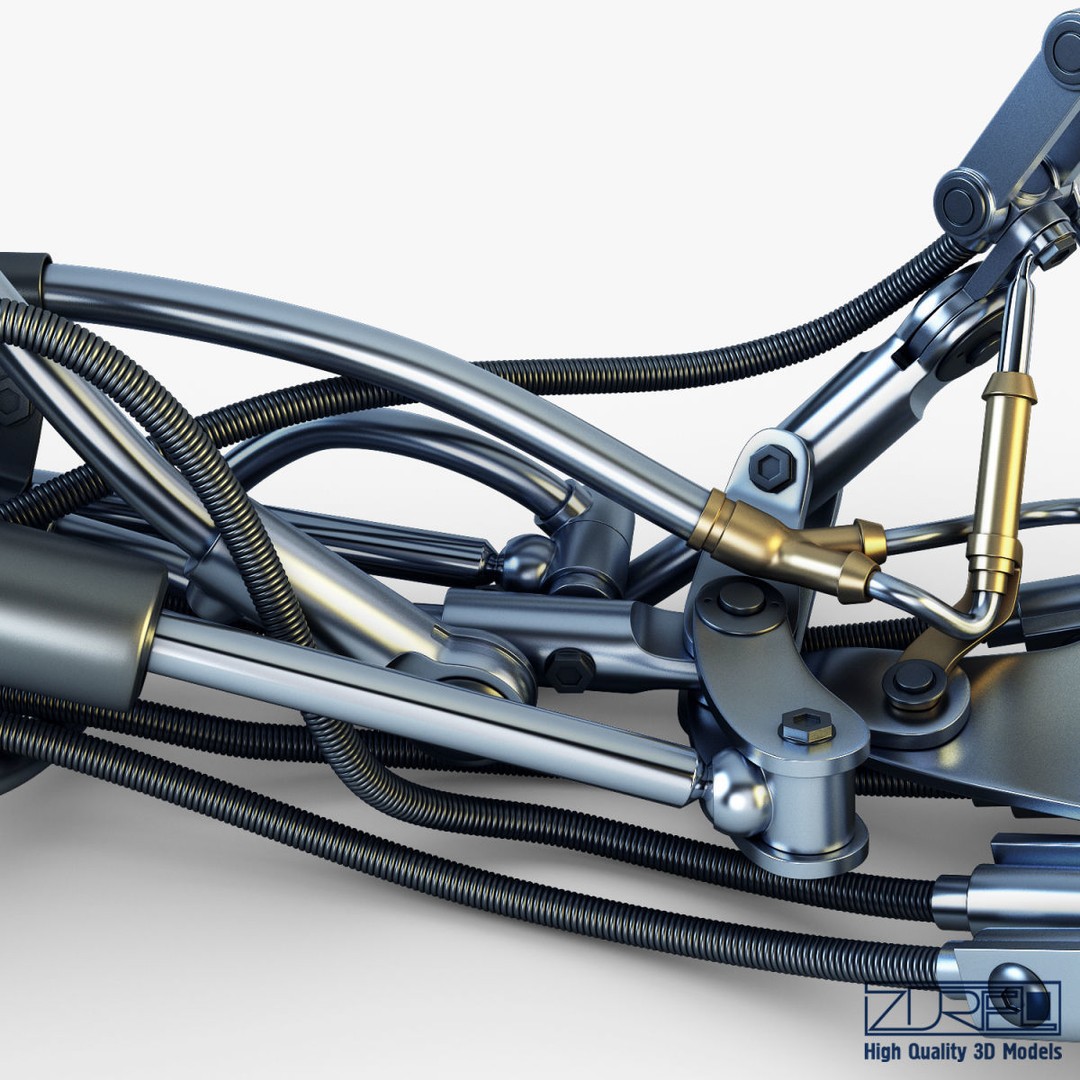 Robotic Hand 3D Model – High Poly Sci-Fi Character, FBX & OBJ - View 28