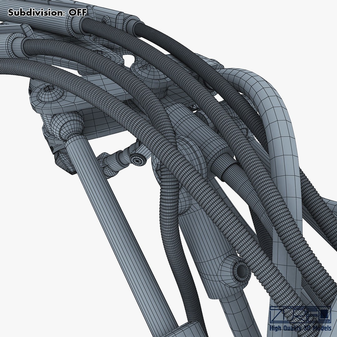 Robotic Hand 3D Model – High Poly Sci-Fi Character, FBX & OBJ - View 57