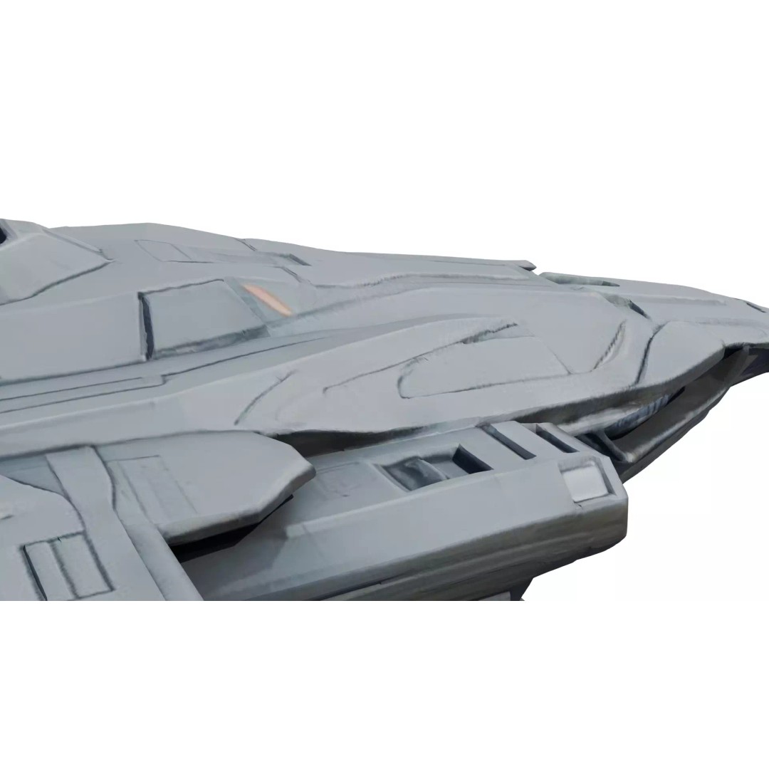 Nebula Vortex Starship 3D Model – High Poly PBR Spacecraft, FBX - View 24