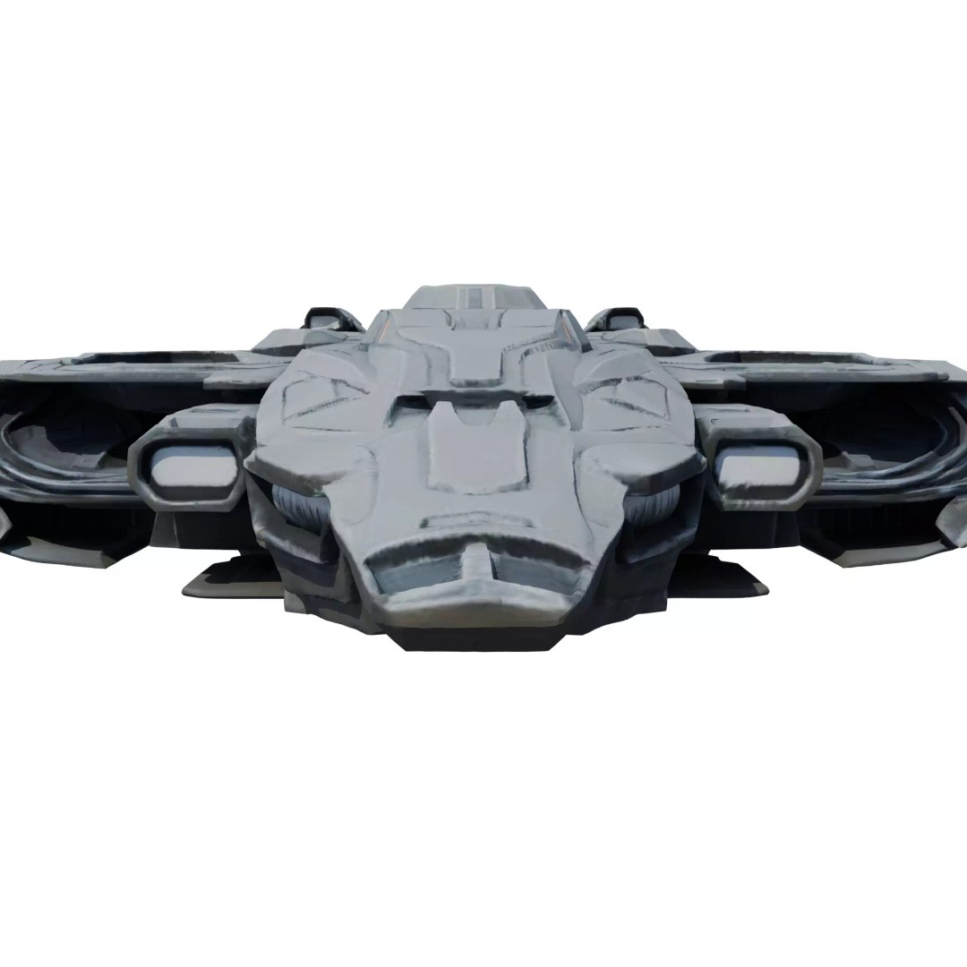 Nebula Vortex Starship 3D Model – High Poly PBR Spacecraft, FBX - View 27