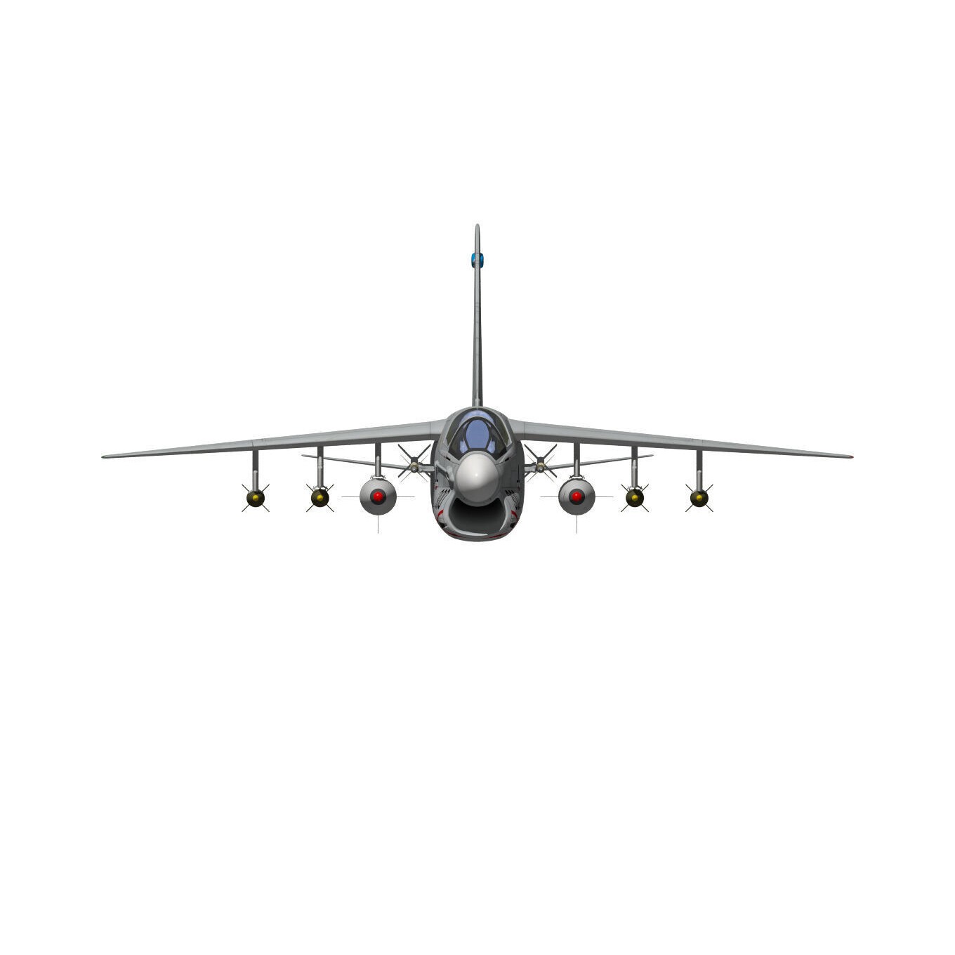 A-7 Corsair II - Military Aircraft 3D Model - View 13